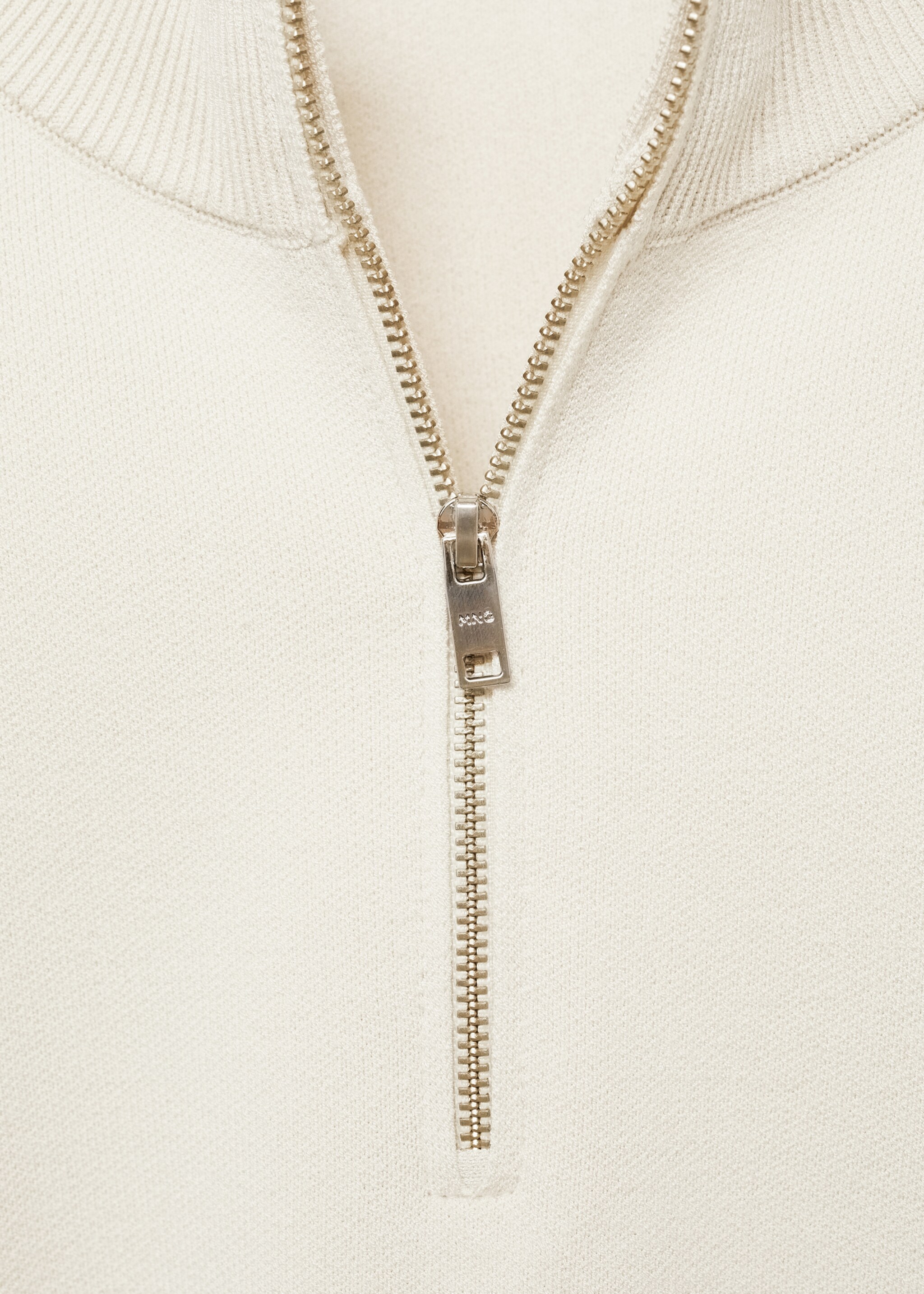 Jersey punto medio cuello perkins cremallera - Detalle del artículo 8