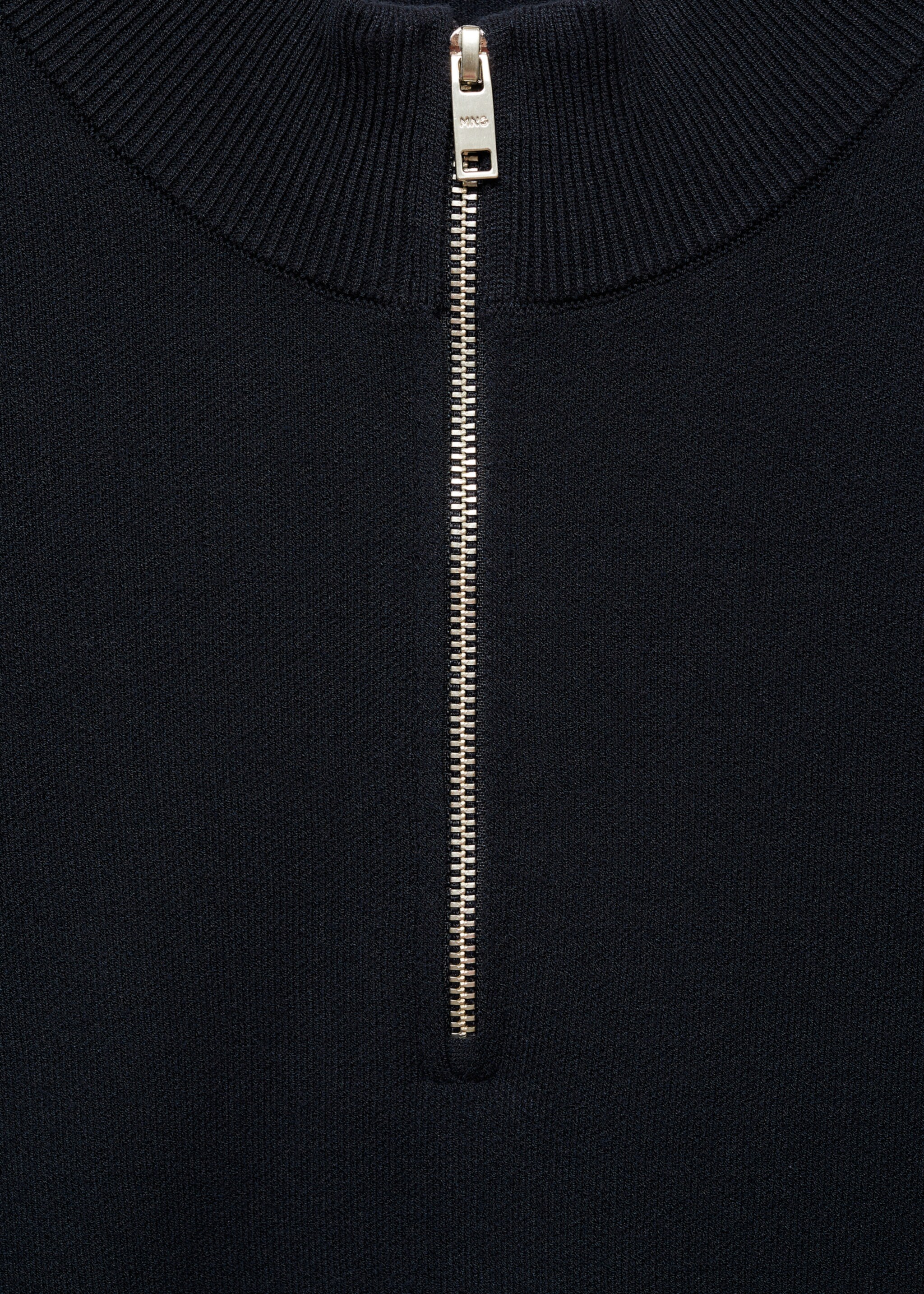 Jersey punto medio cuello perkins cremallera - Detalle del artículo 8