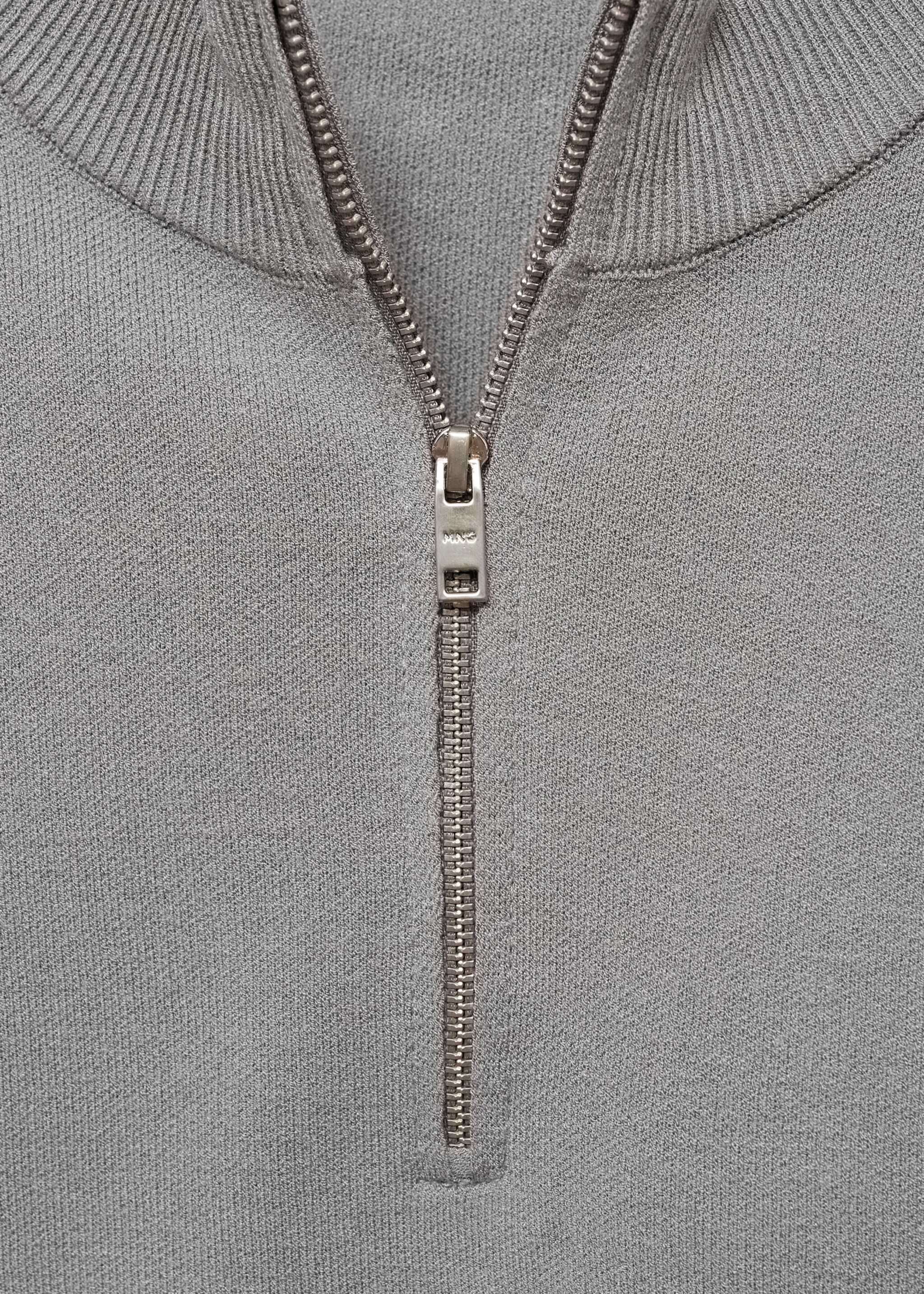 Jersey punto medio cuello perkins cremallera - Detalle del artículo 8
