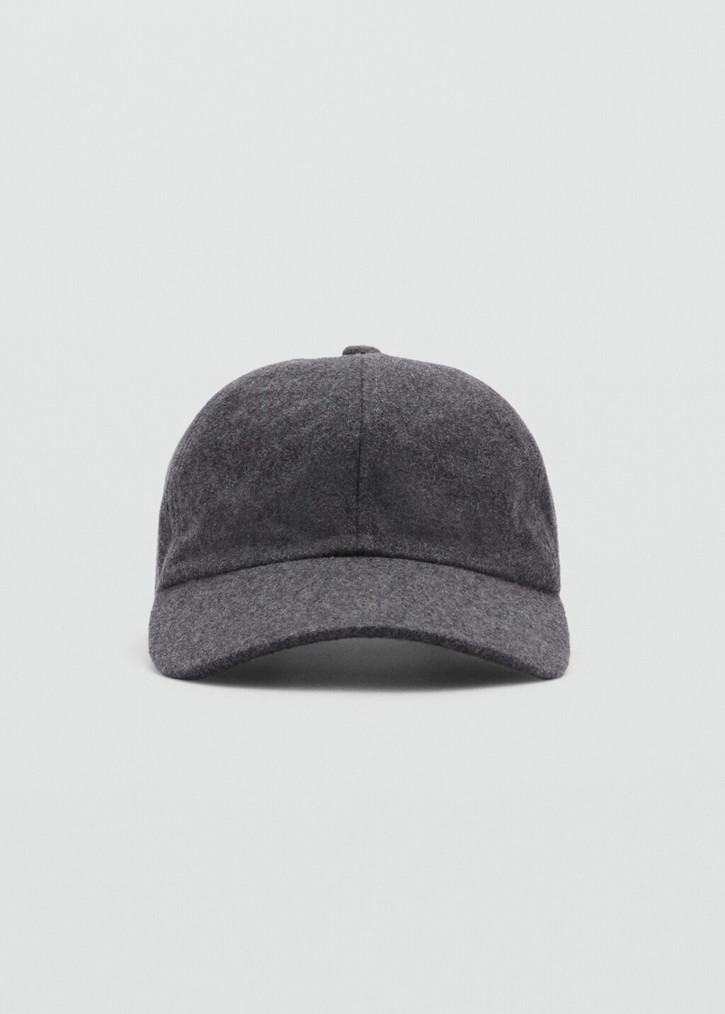 美品　louren melange wool cap black 769 HEATHERED POLYESTER/WOOL BLEND FITTED CAP - Fahrenheit