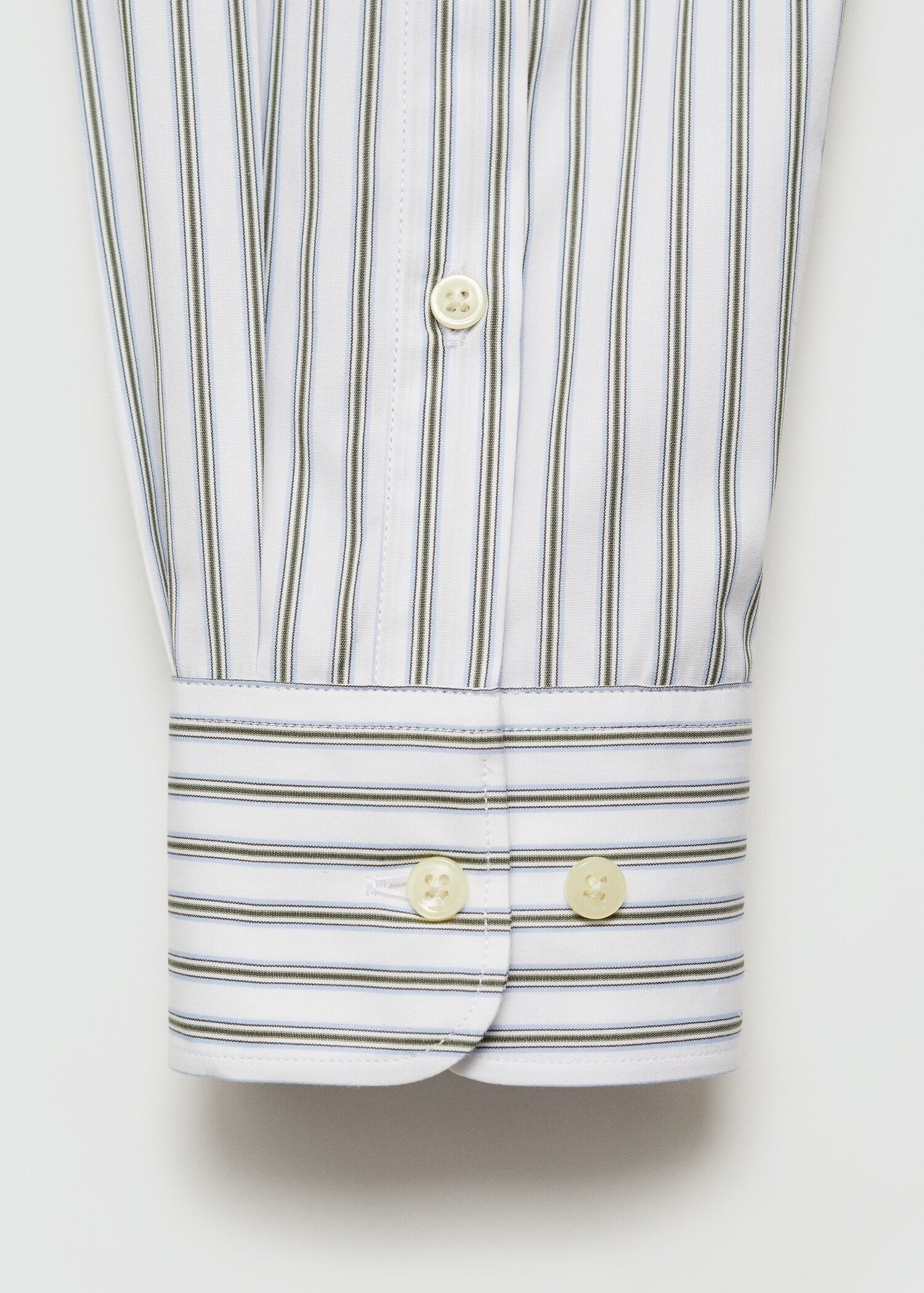 Camisa slim fit algodón rayas - Detalle del artículo 0