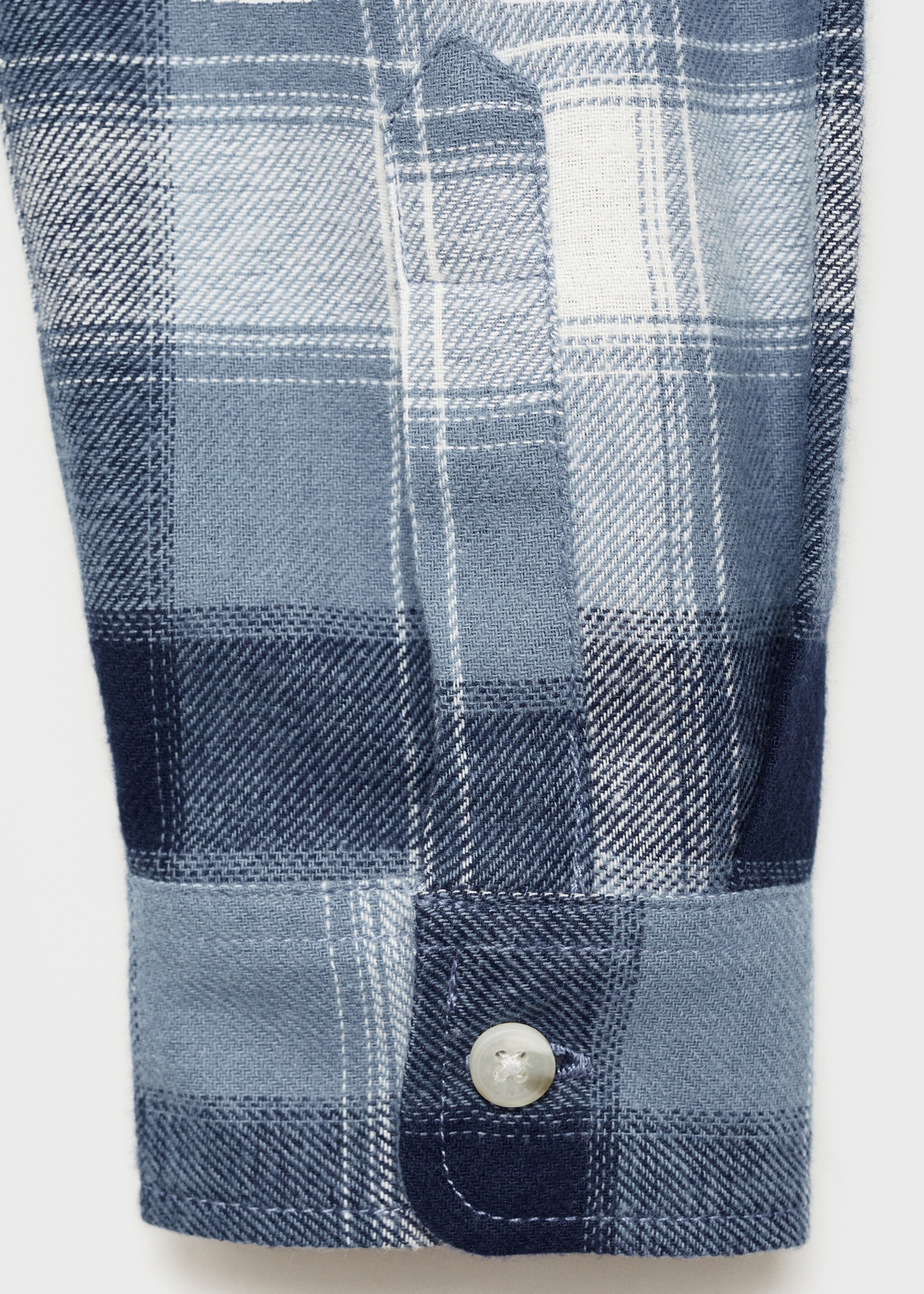 Karohemd mit Brusttasche - Detail des Artikels 0, Blau. Ref: 77025982-00.