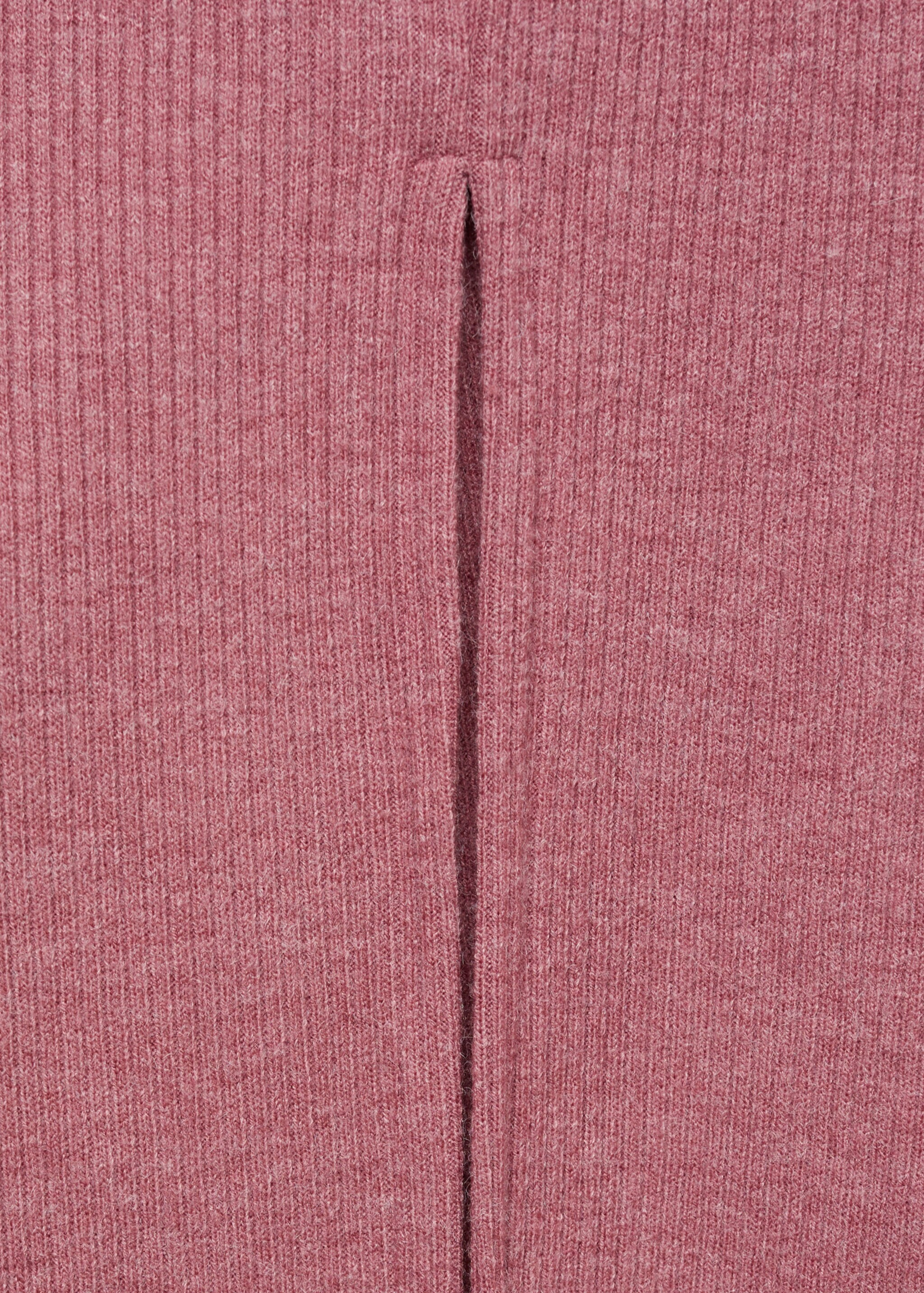 Turtle neck dress - Details of the article 0, Pastel Pink. Ref: 77025986-00.