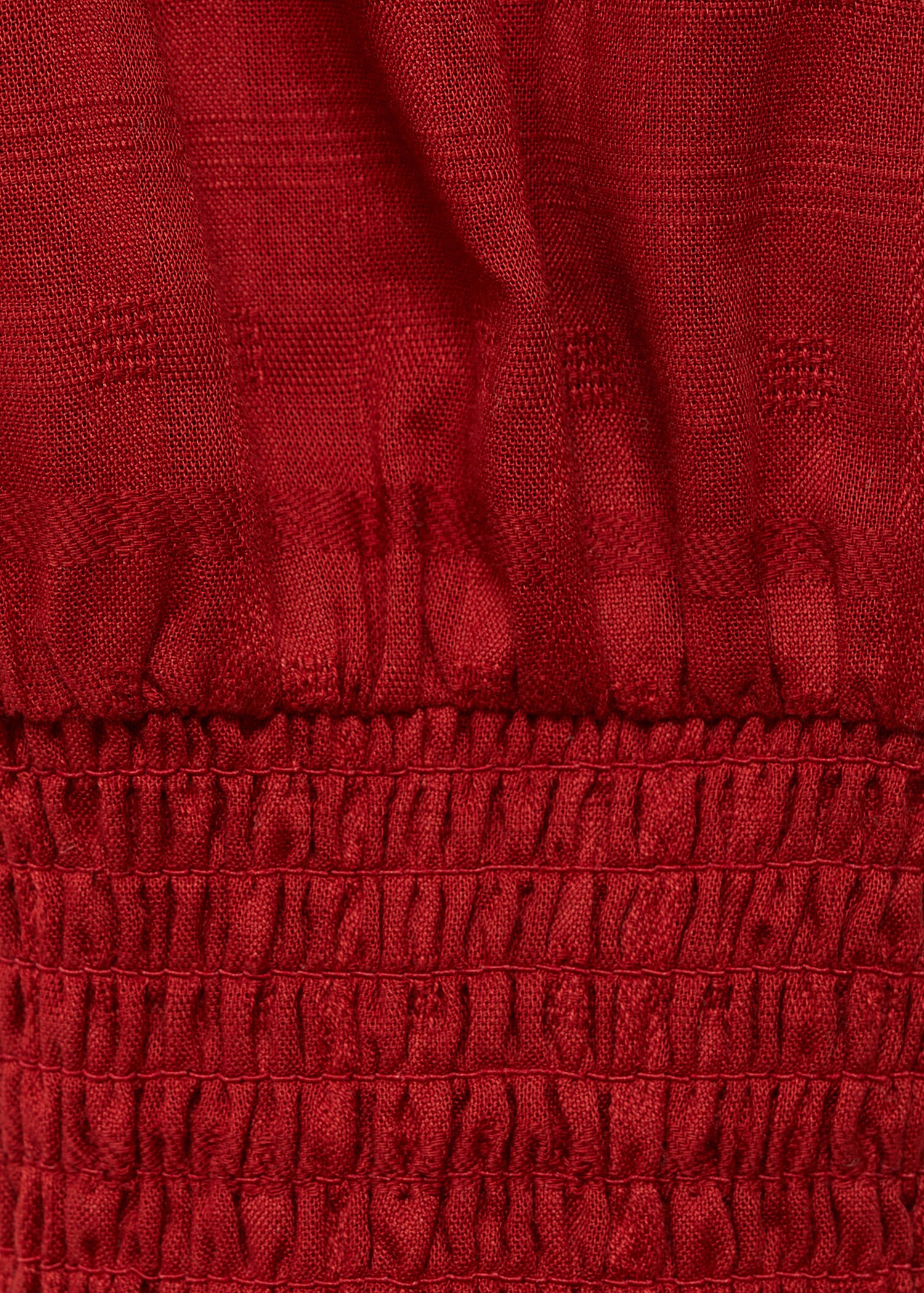 Gathered details cotton blouse - Details of the article 8