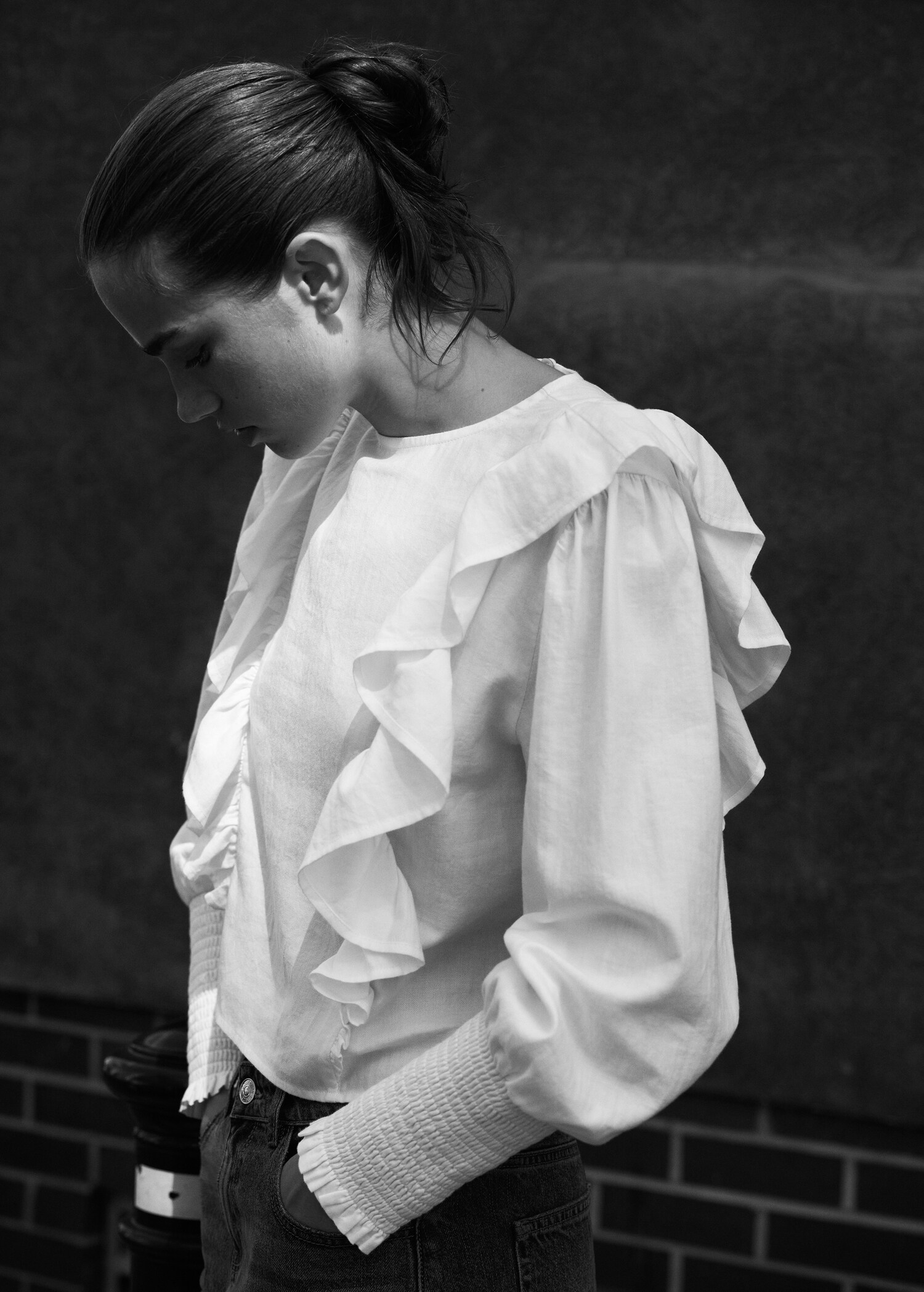 Blusa fruncida volantes - Detalle del artículo 5