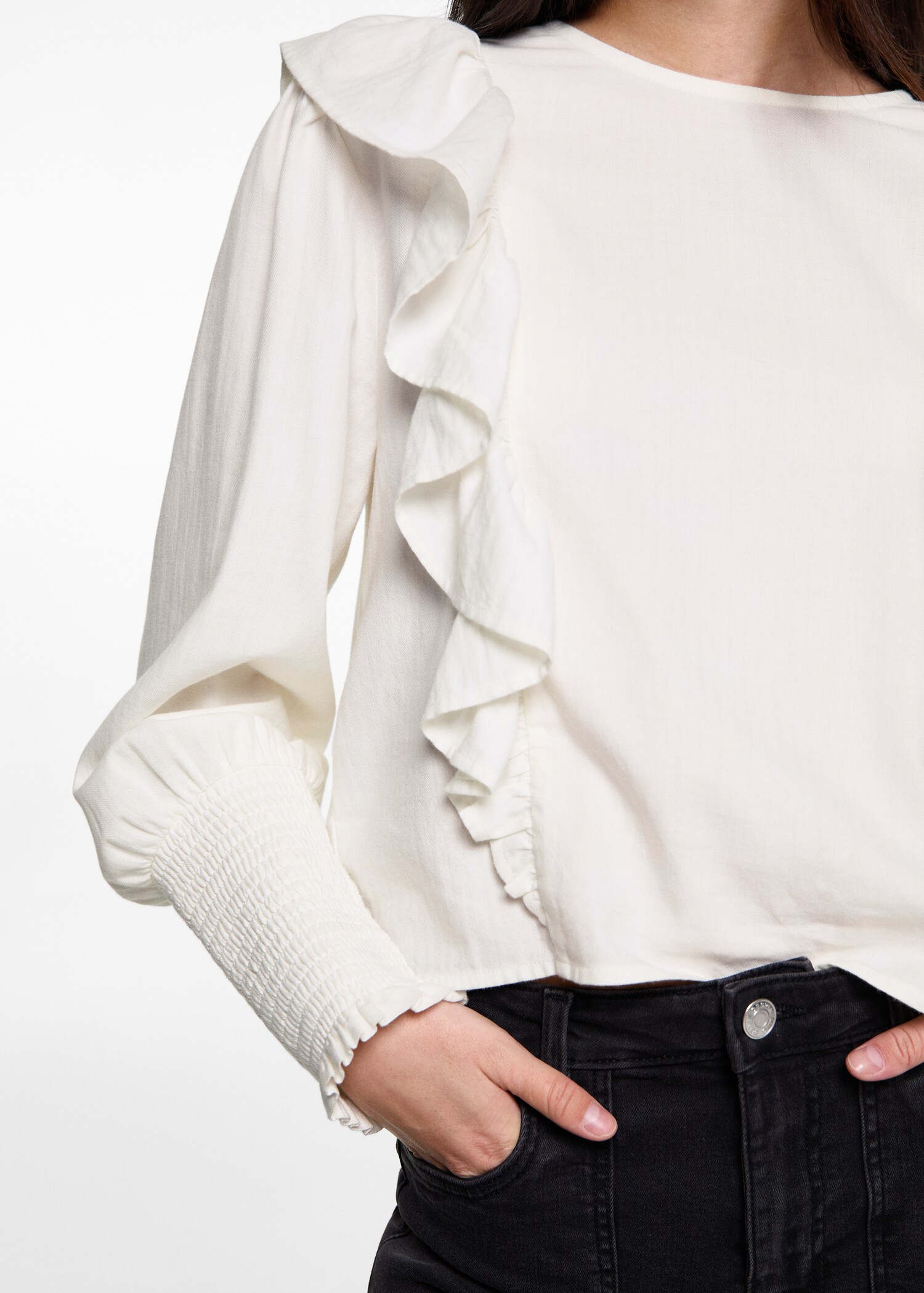 Blusa fruncida volantes - Detalle del artículo 6