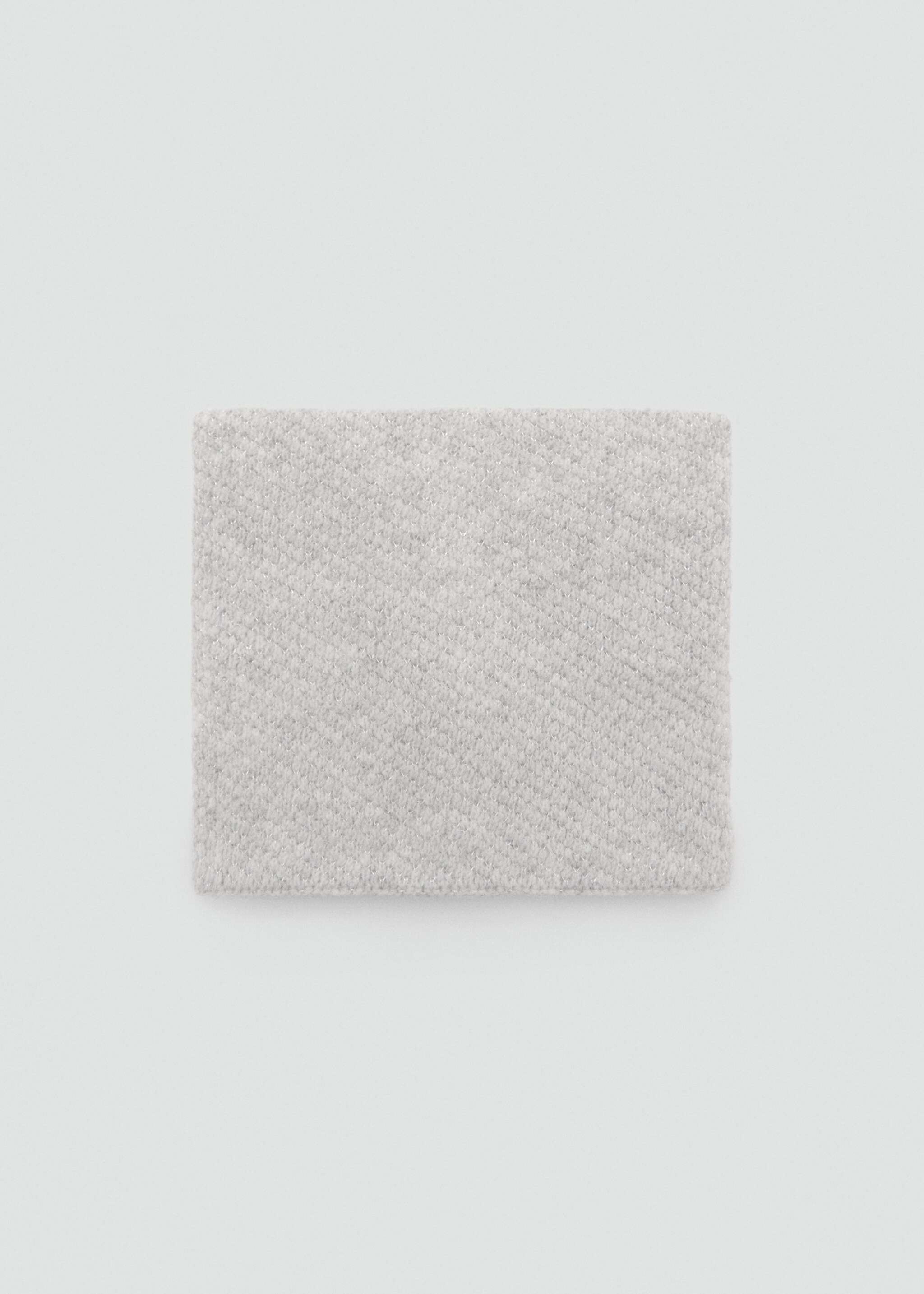 Lurex knitted scarf - Article without model