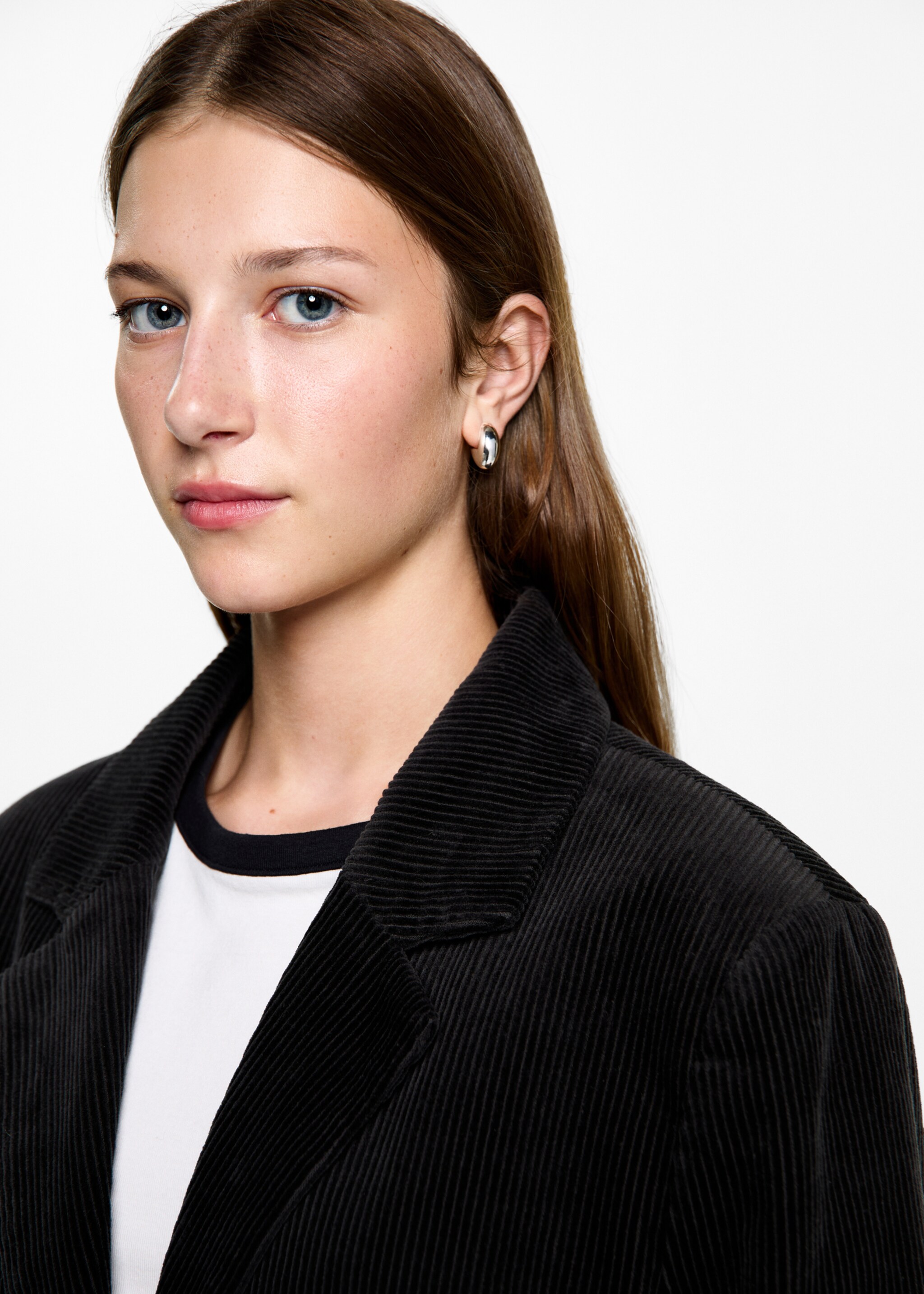 Americana pana - Detall de l'article 1, Gris antracita. Ref: 77026001-00.