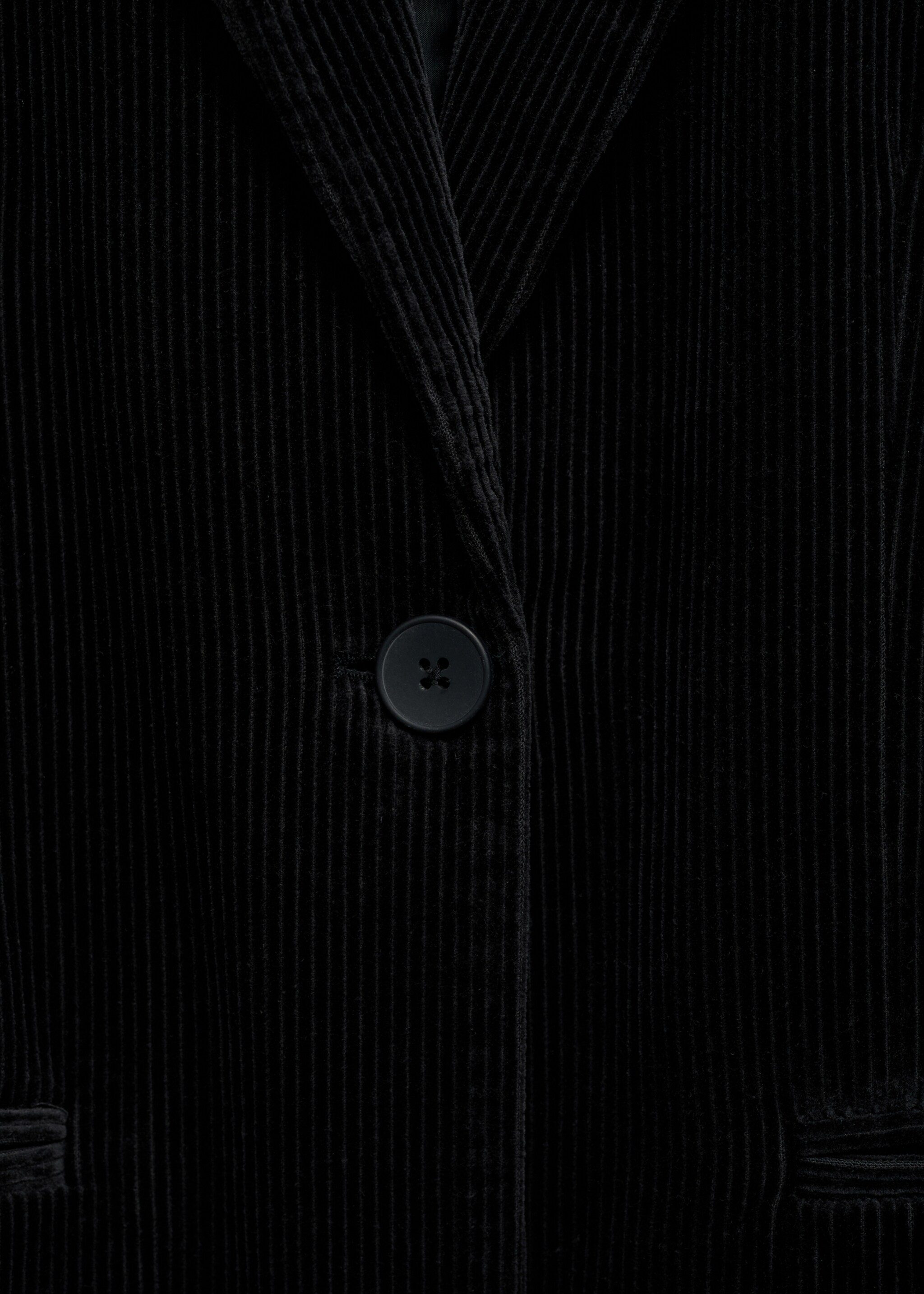 Americana pana - Detall de l'article 8, Gris antracita. Ref: 77026001-00.