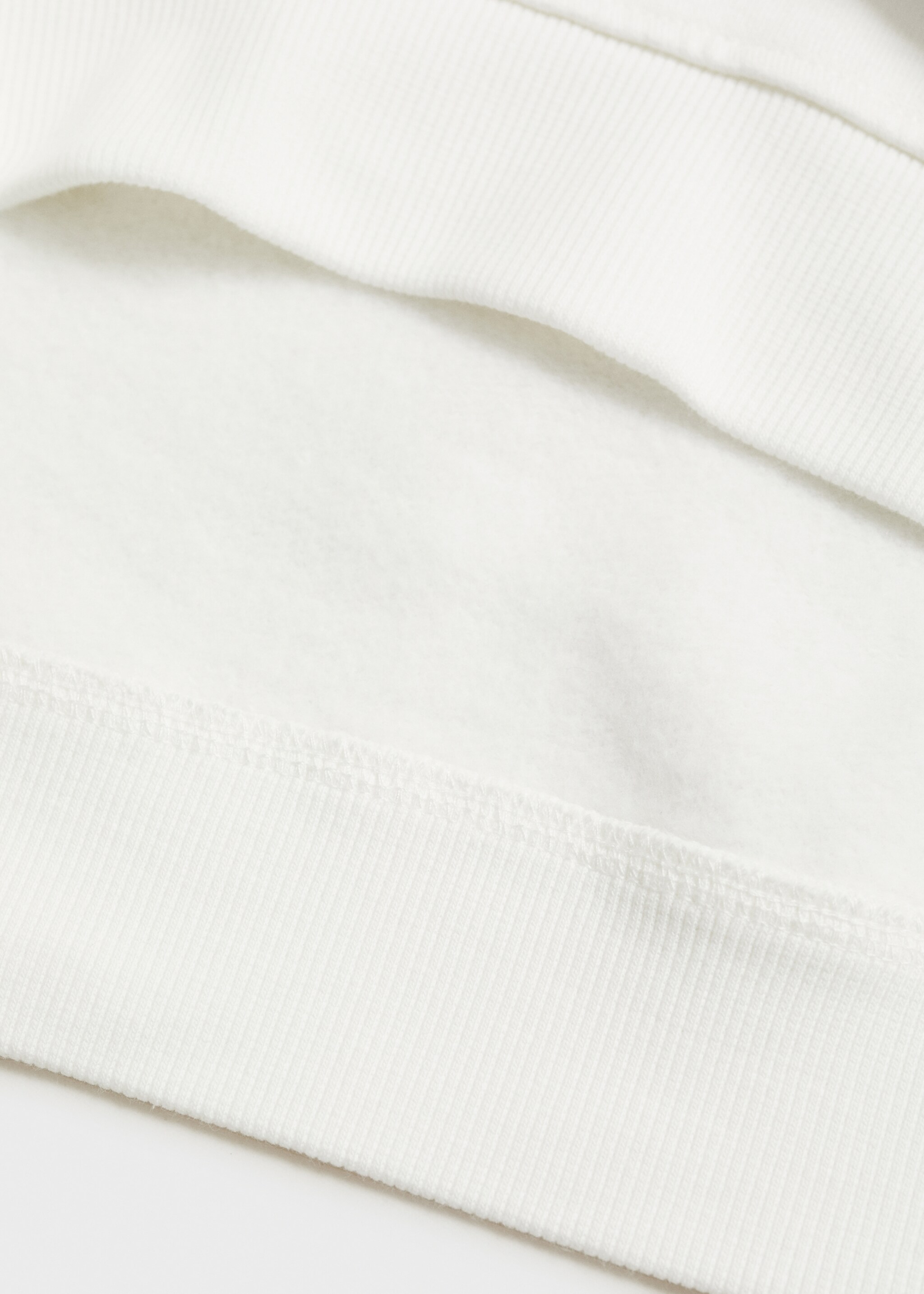 Embroidered detail cotton sweatshirt - Details of the article 0