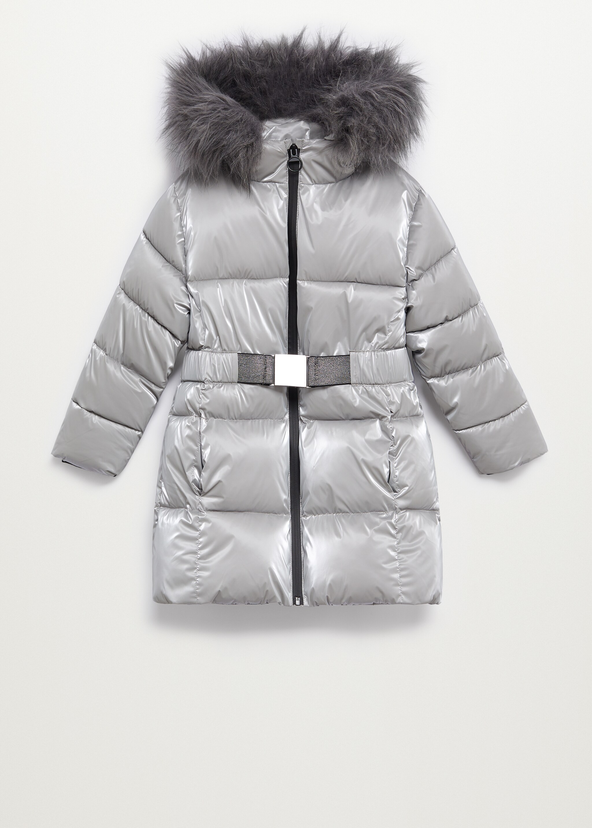 Anorak acolchado cinturón - Artículo sin modelo