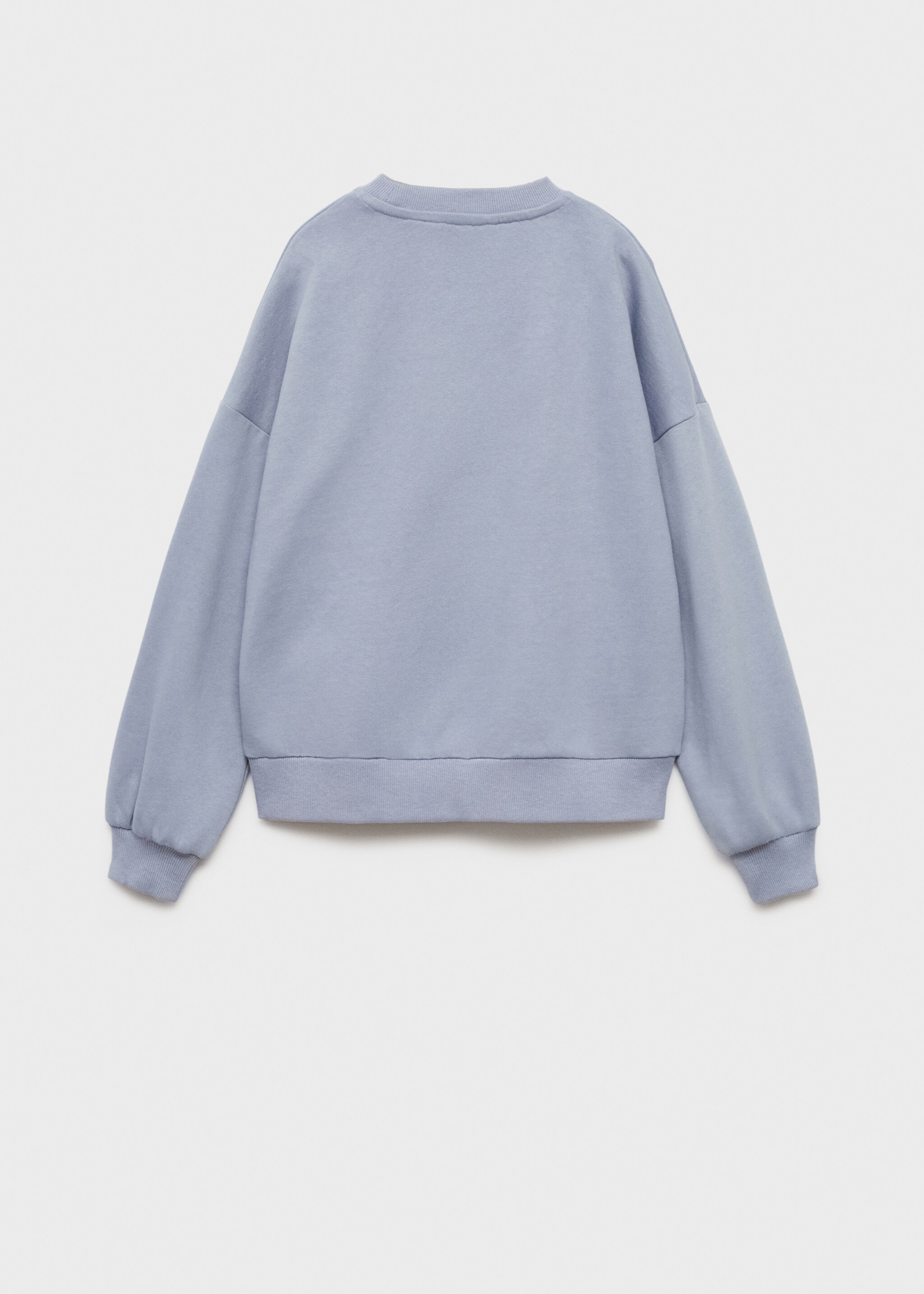 Printed cotton sweatshirt - Reverse of the article