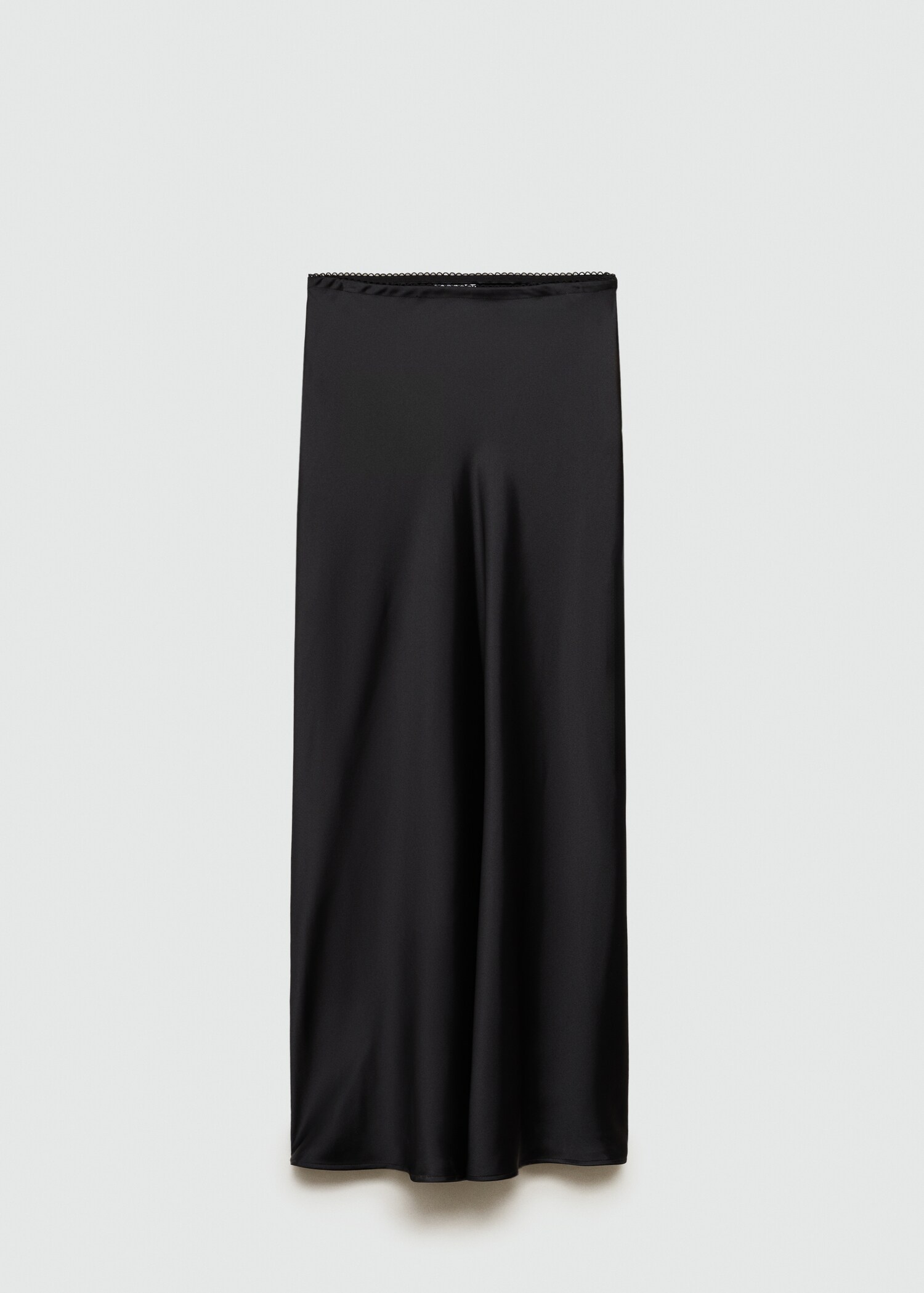 Satin long skirt - Article without model