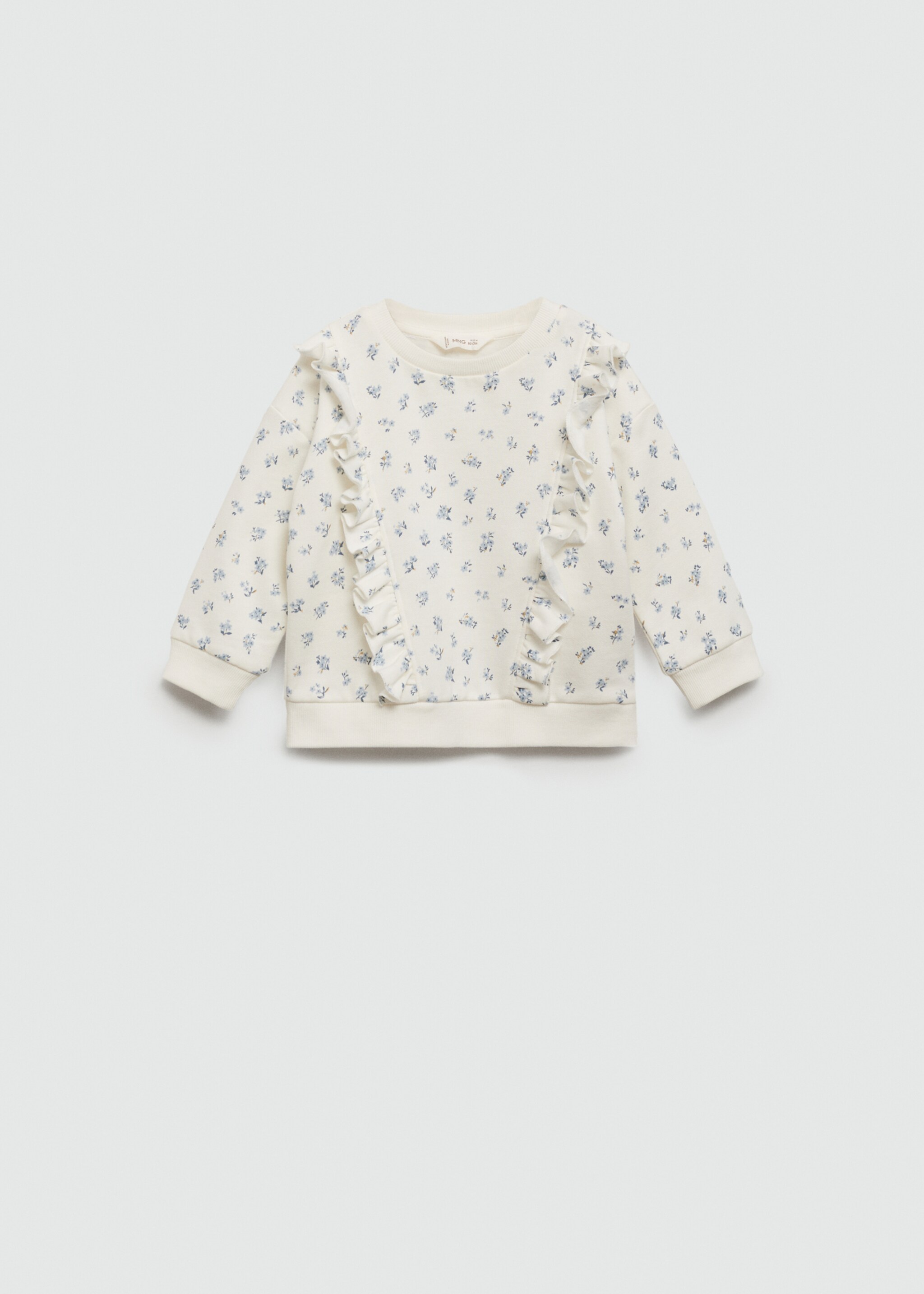 Frills printed sweatshirt - Article without model