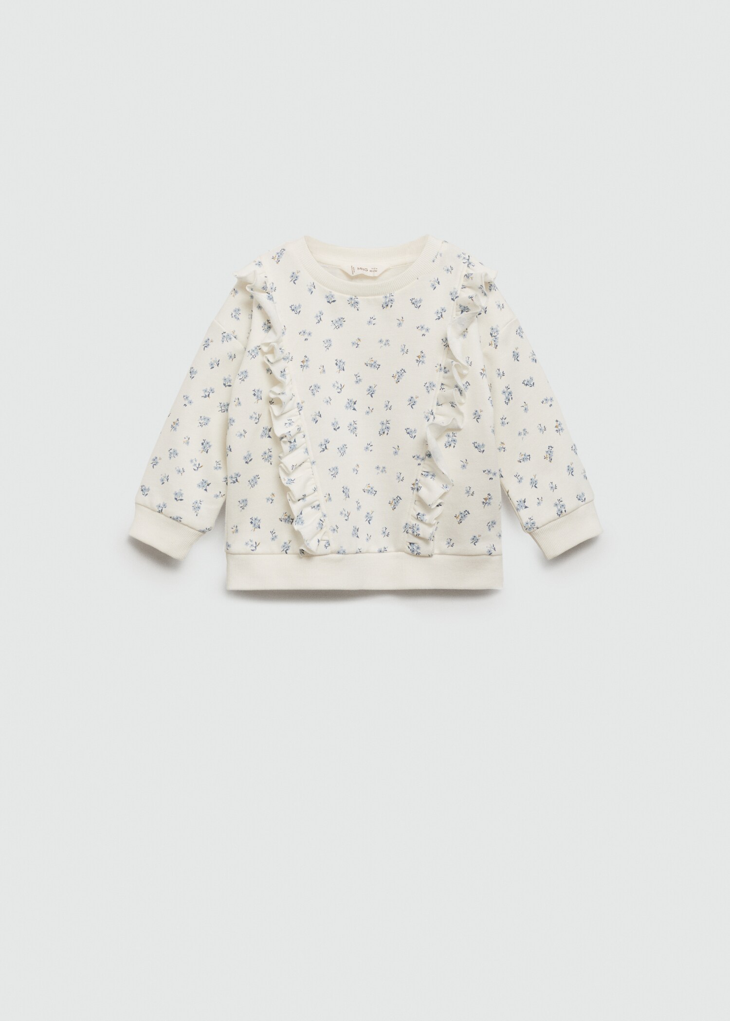 Frills printed sweatshirt - Article without model