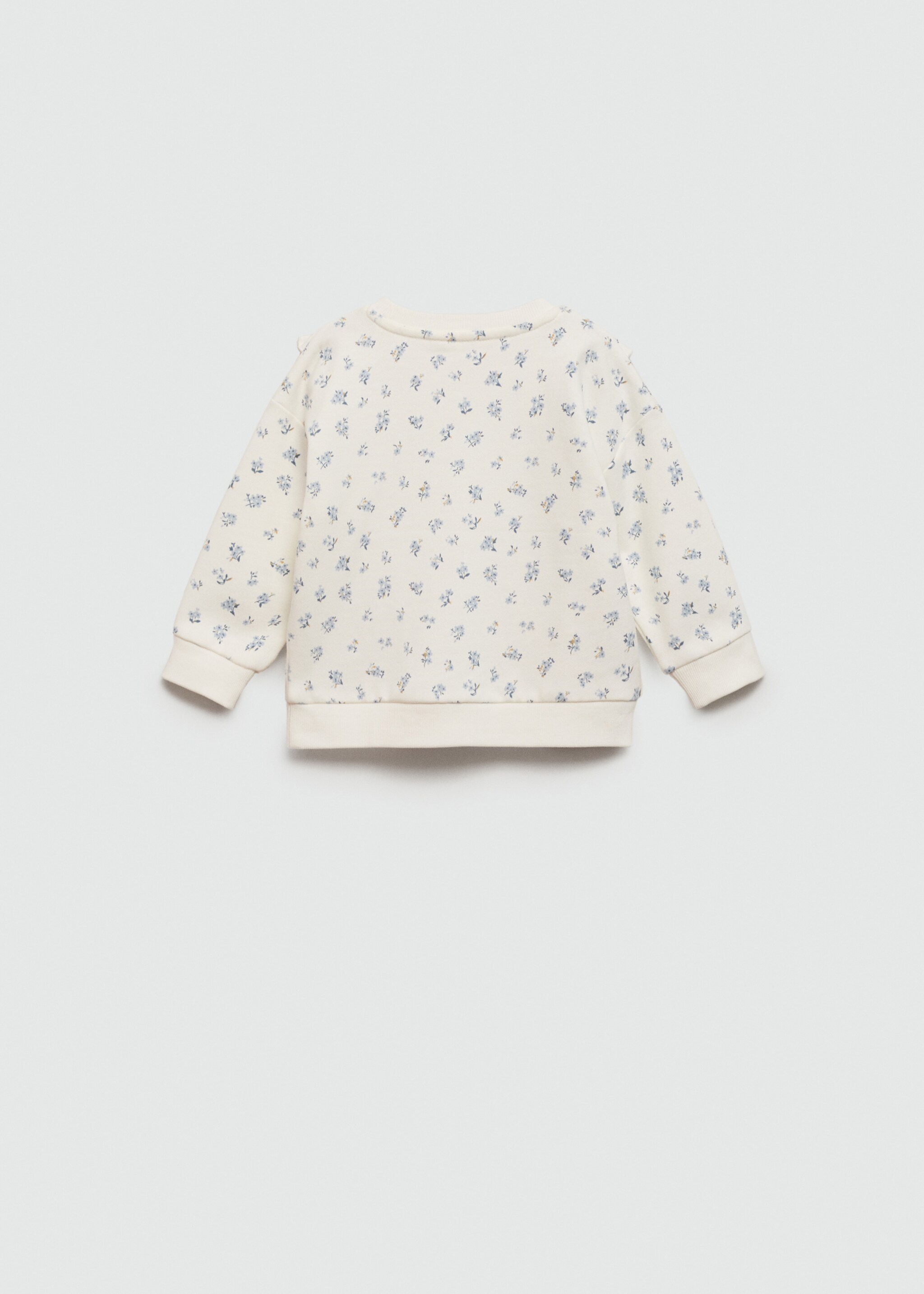 Frills printed sweatshirt - Reverse of the article