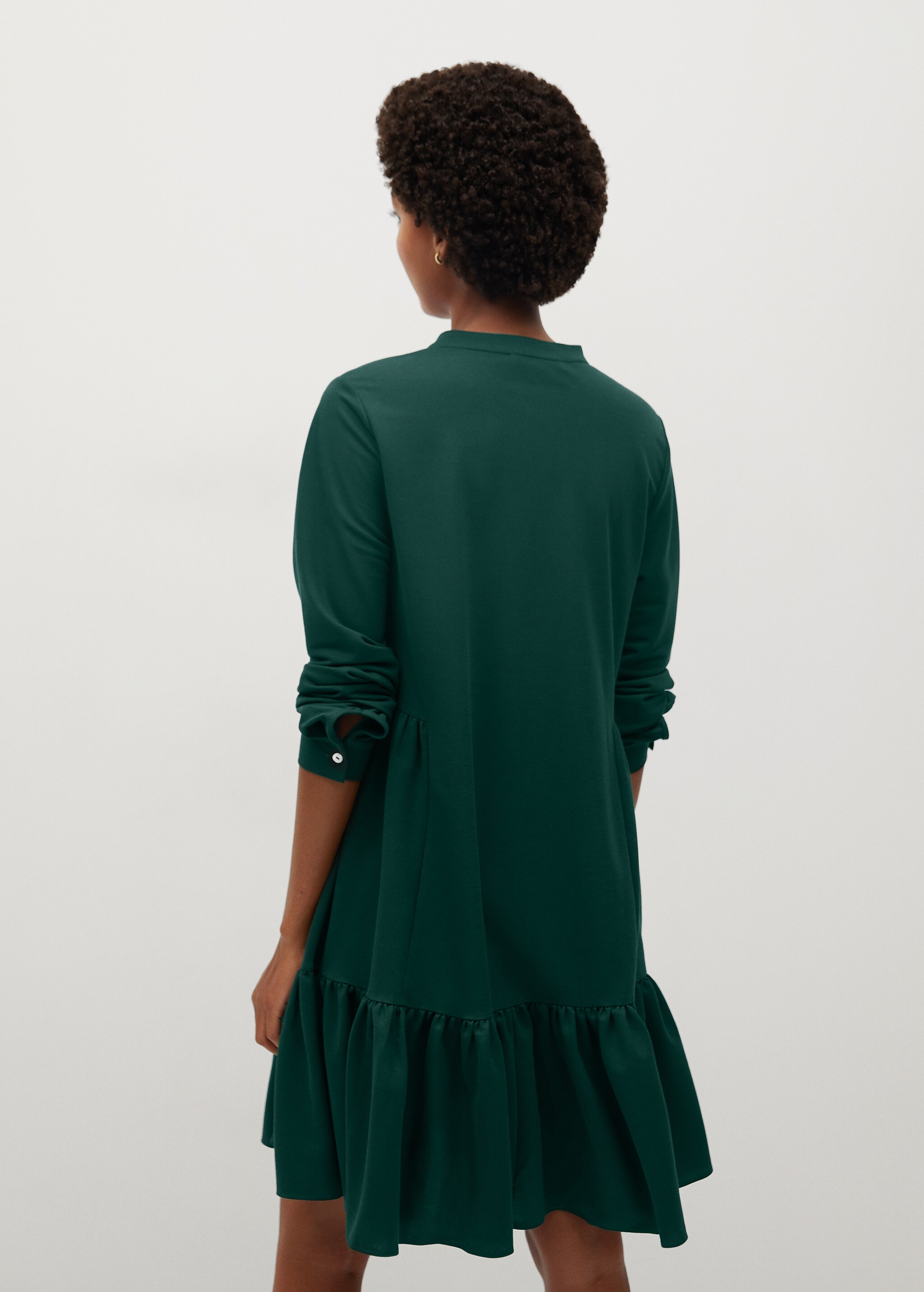 Vestido volante bajo - Reverso del artículo