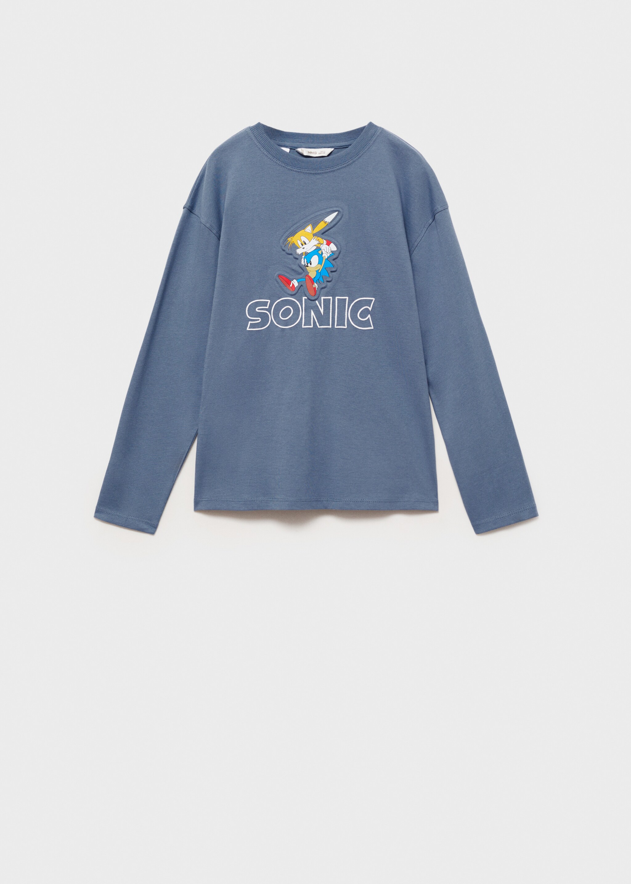 Sonic T-shirt reliëf - Artikel zonder model, Blauw. Ref: 77026724-00.