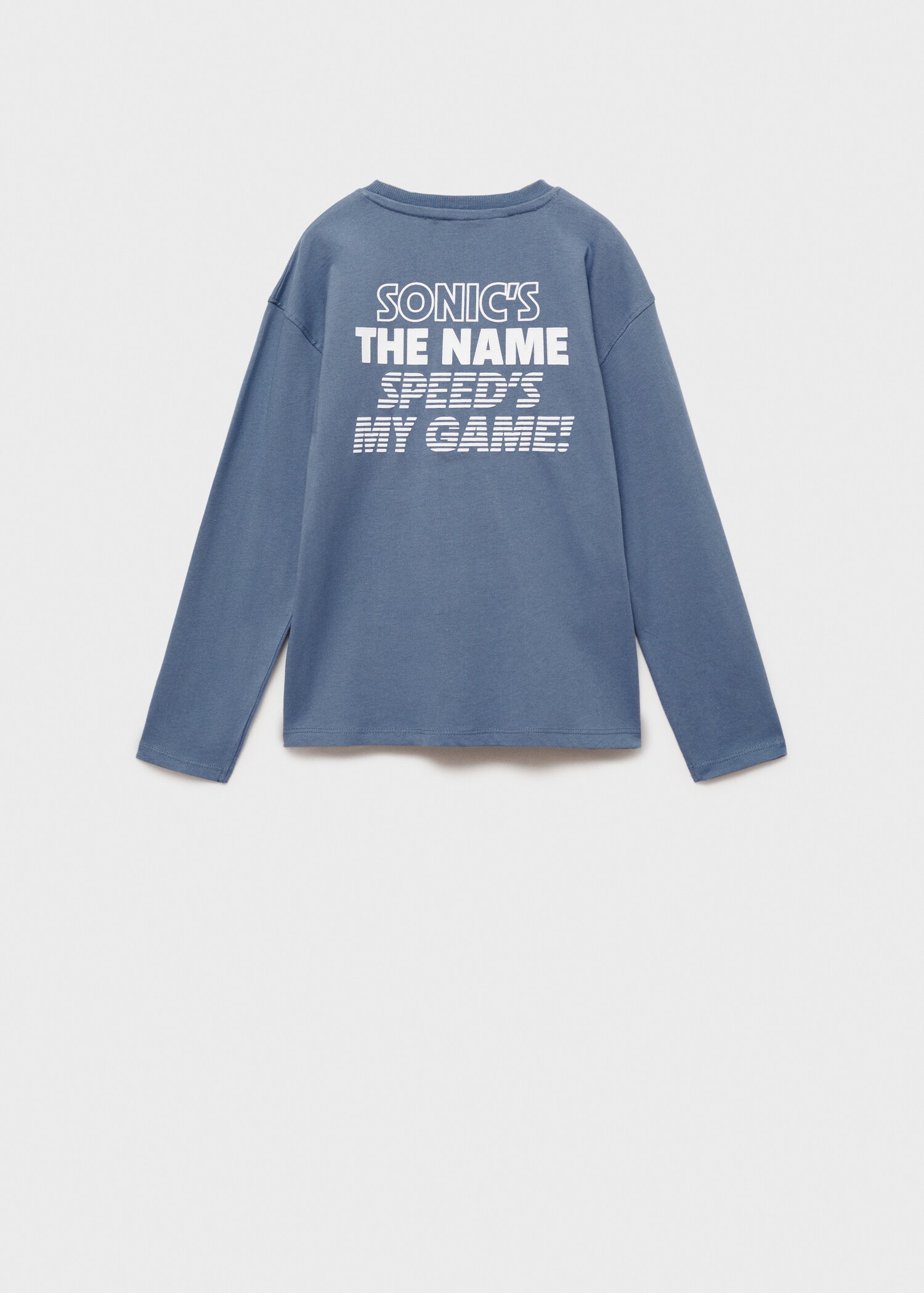 Sonic T-shirt reliëf - Achterkant van het artikel