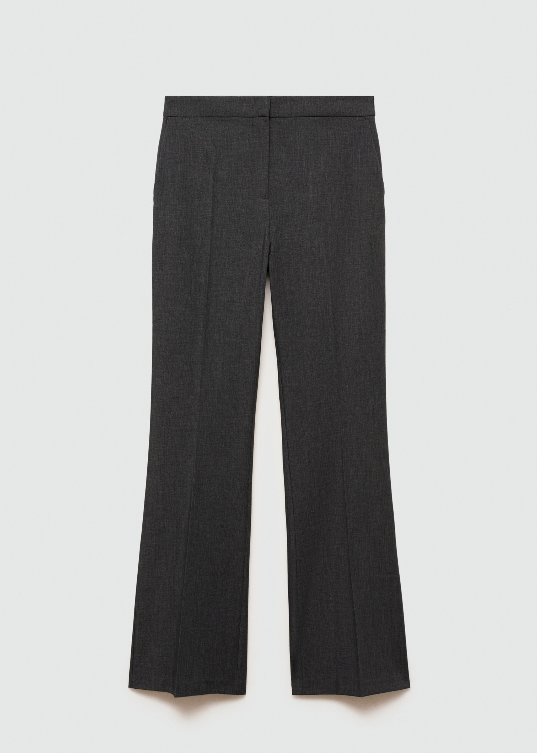 Flared suit trousers - Article without model, Grey. Ref: 77026725-00.