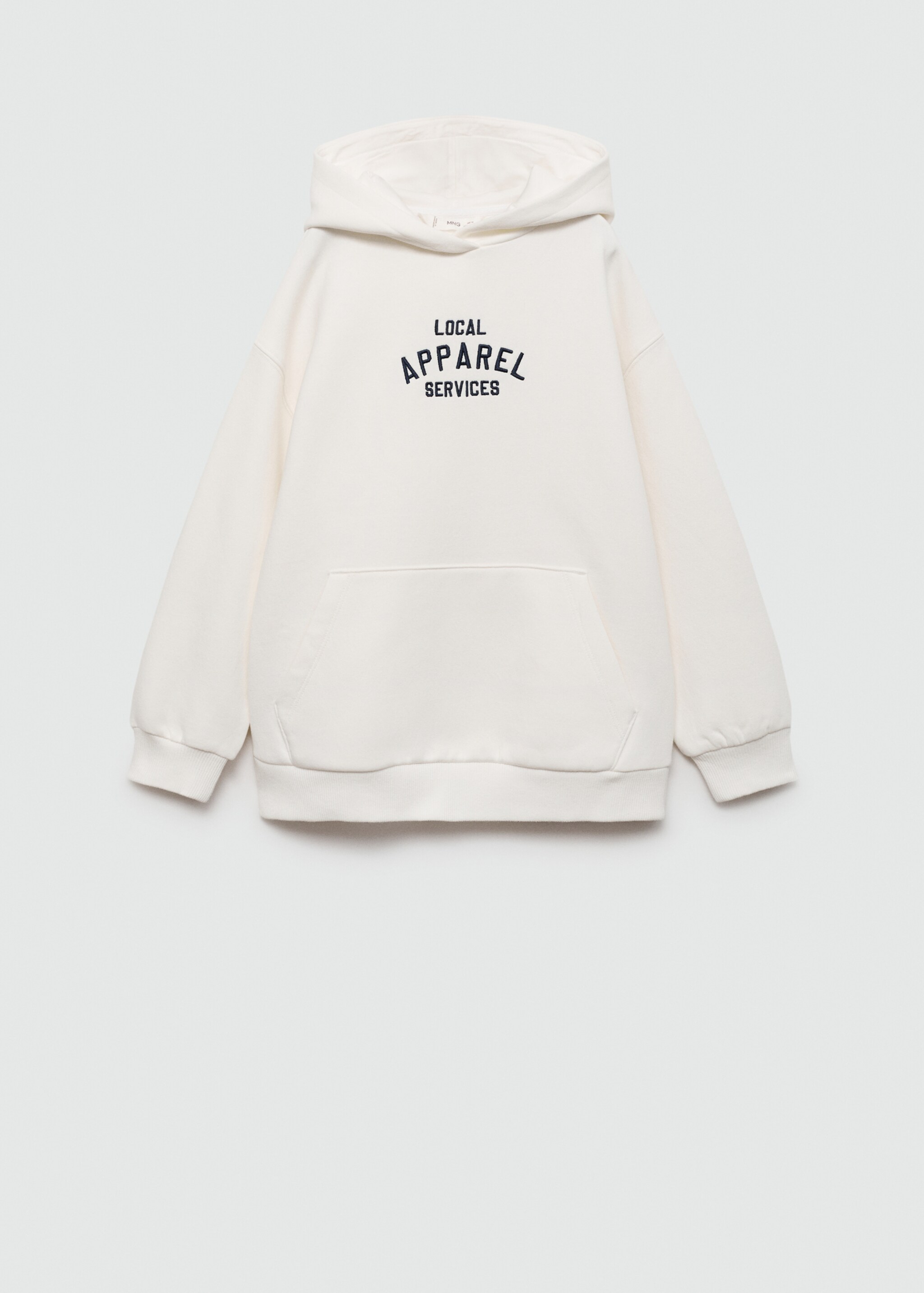 Embroidered message sweatshirt - Article without model