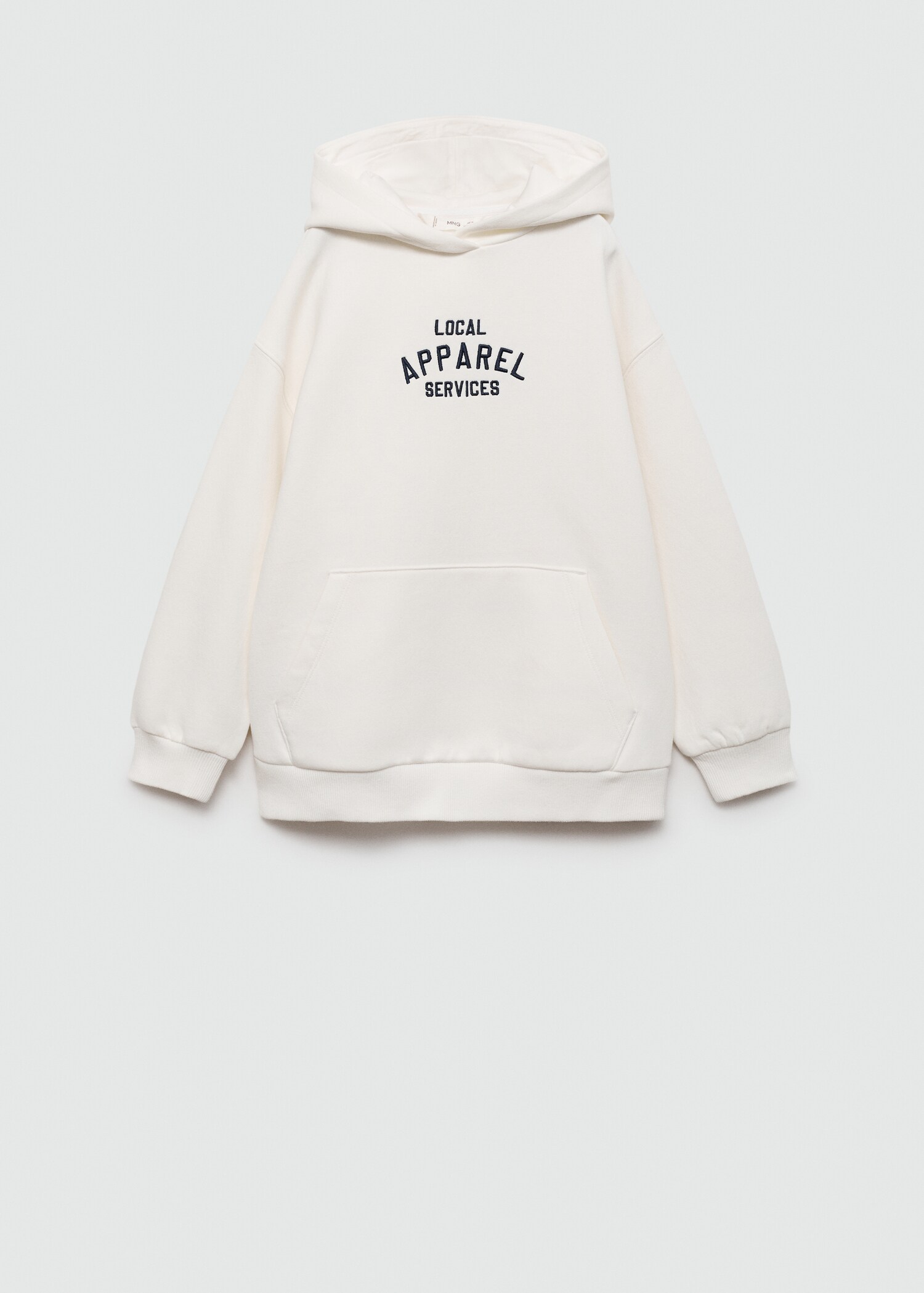Embroidered message sweatshirt - Article without model