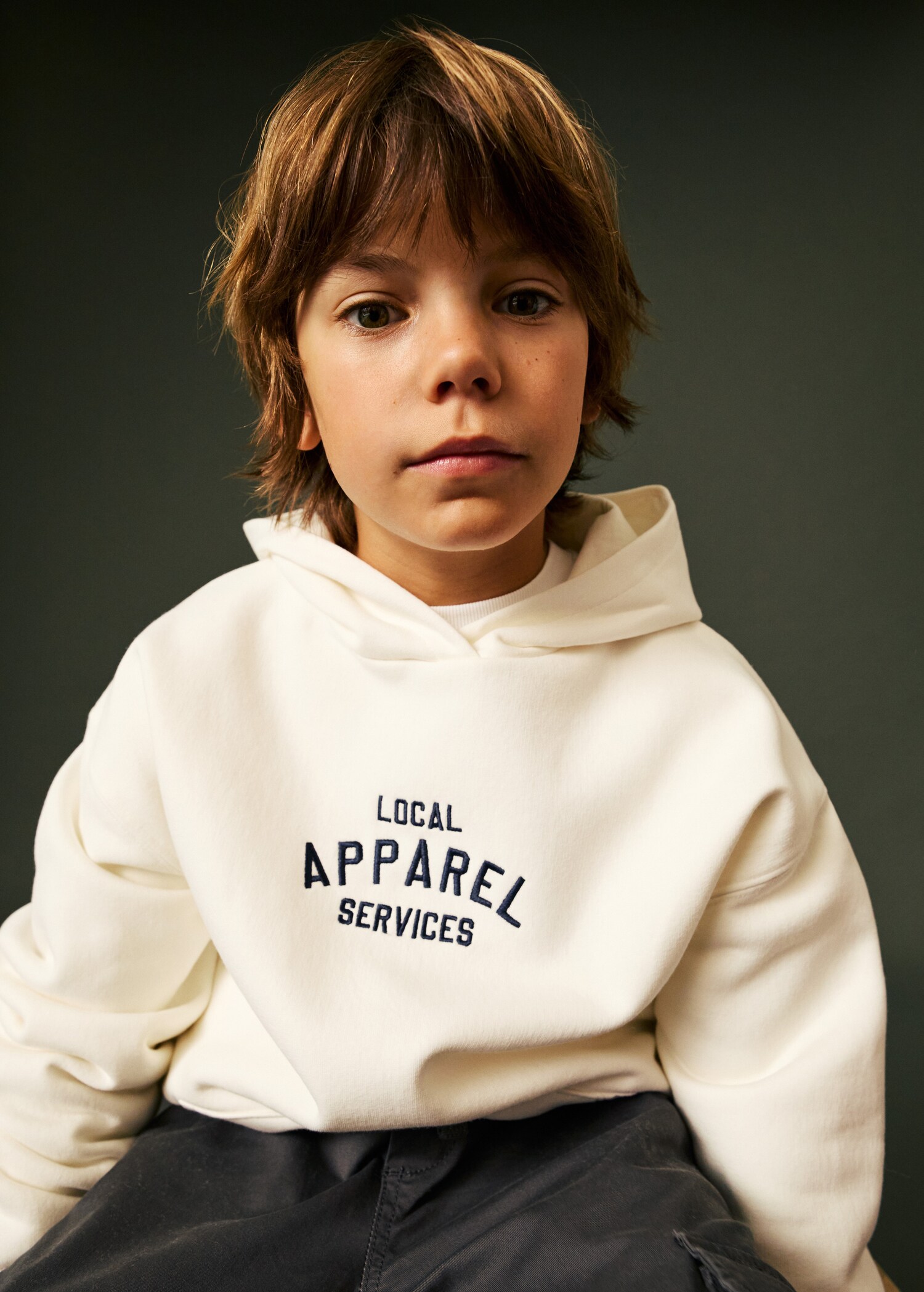 Embroidered message sweatshirt - Details of the article 5