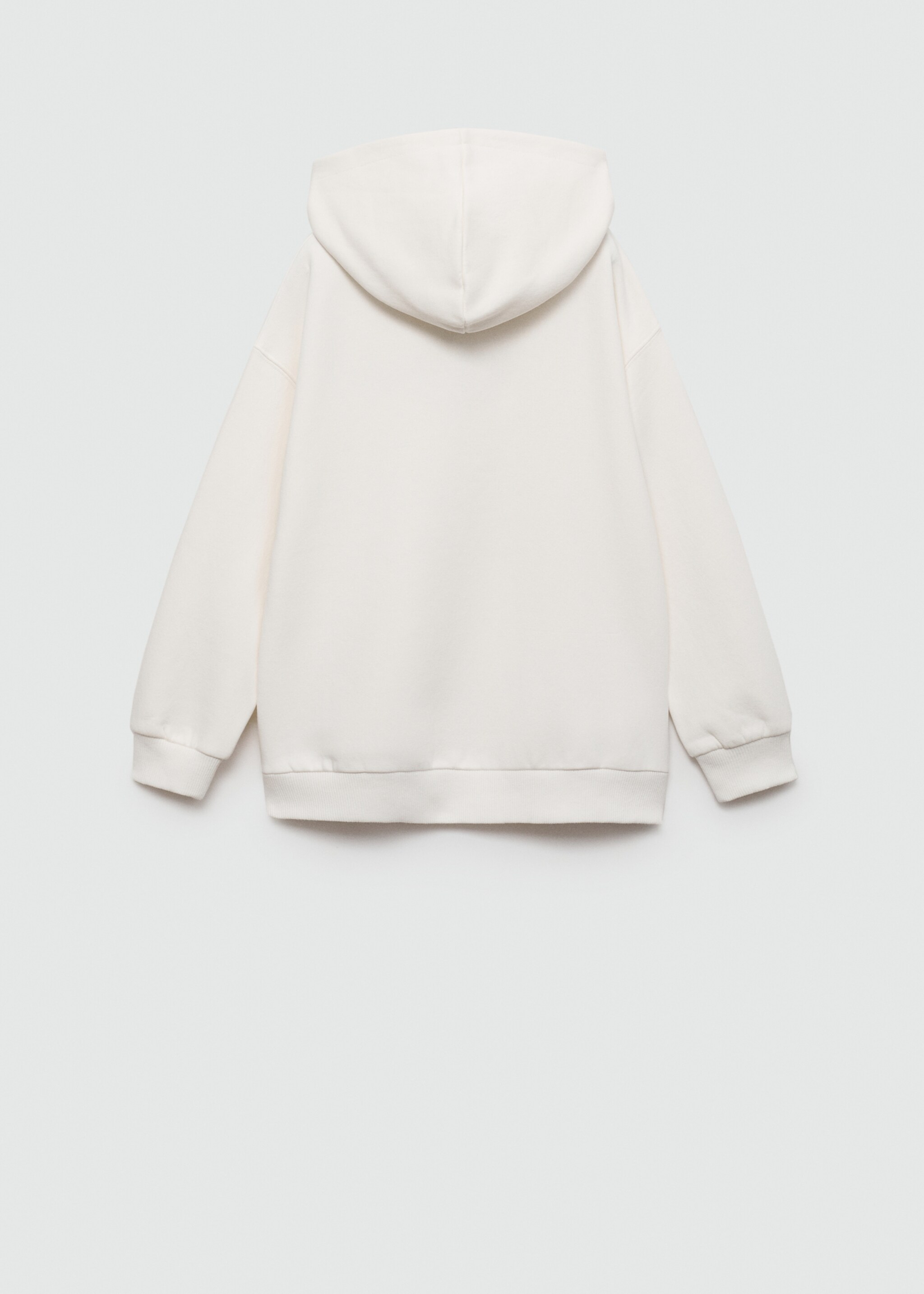 Embroidered message sweatshirt - Reverse of the article