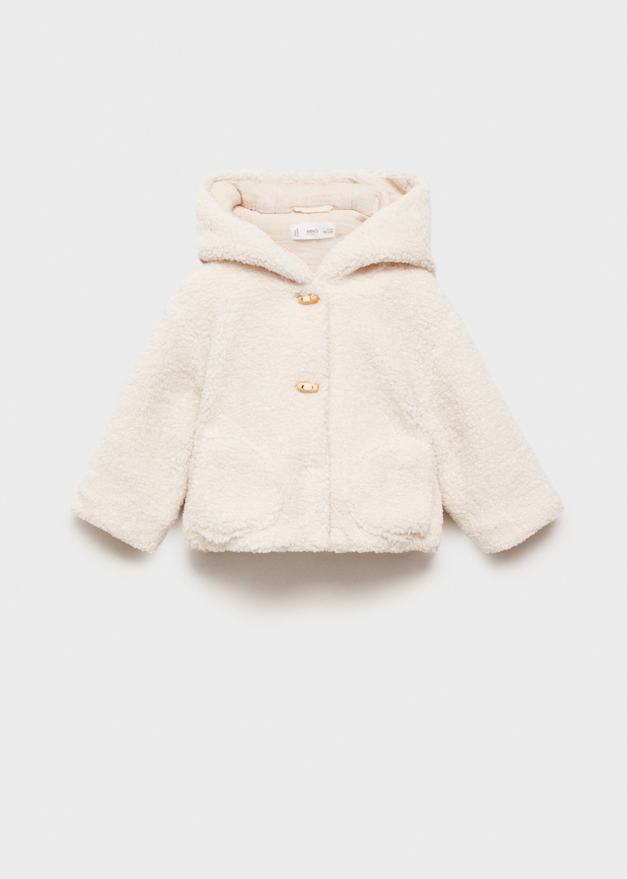 Abric borreguet caputxa - Article sense model, Blanc trencat. Ref: 77026740-00.