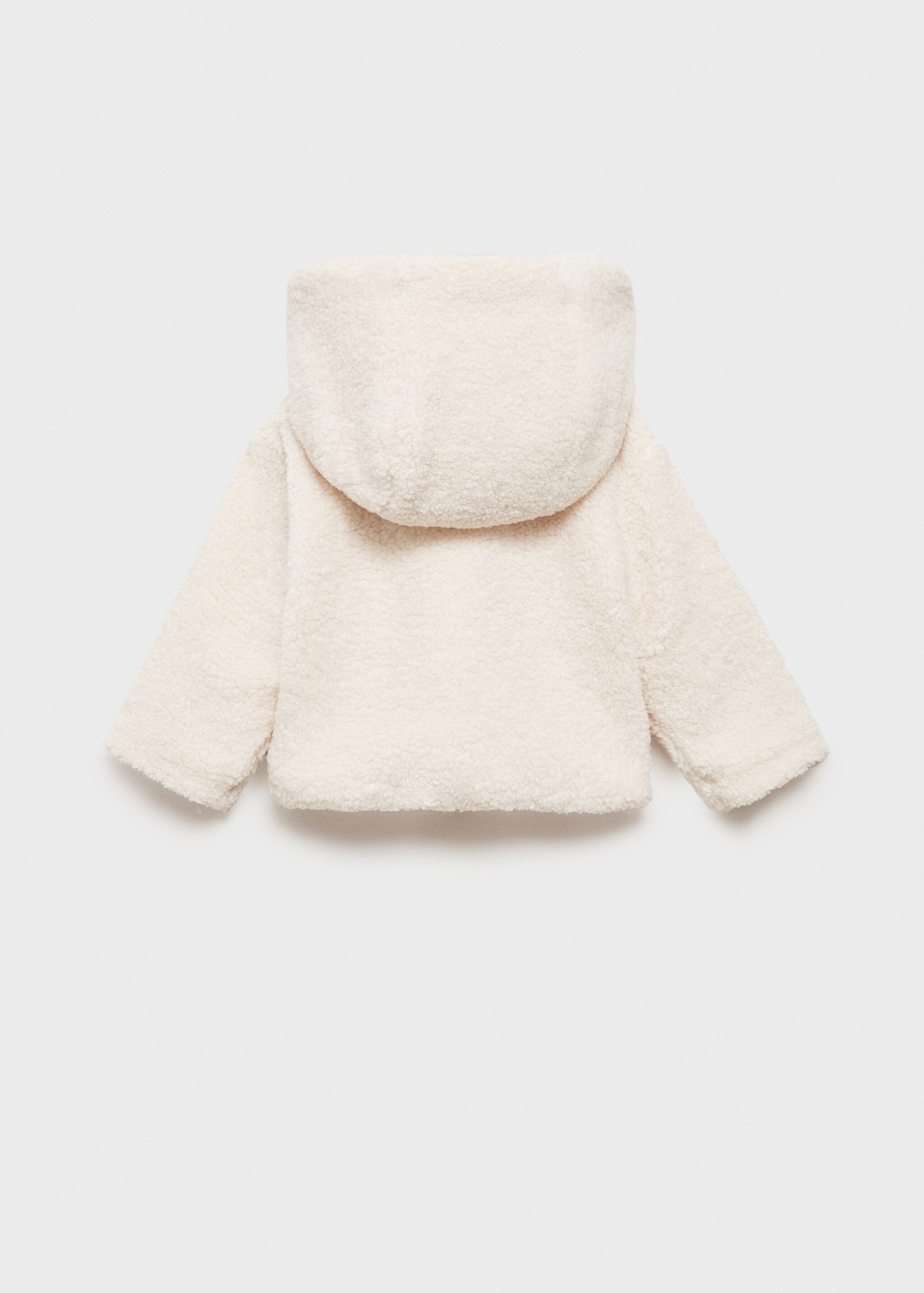 Abric borreguet caputxa - Revers de l'article, Blanc trencat. Ref: 77026740-00.