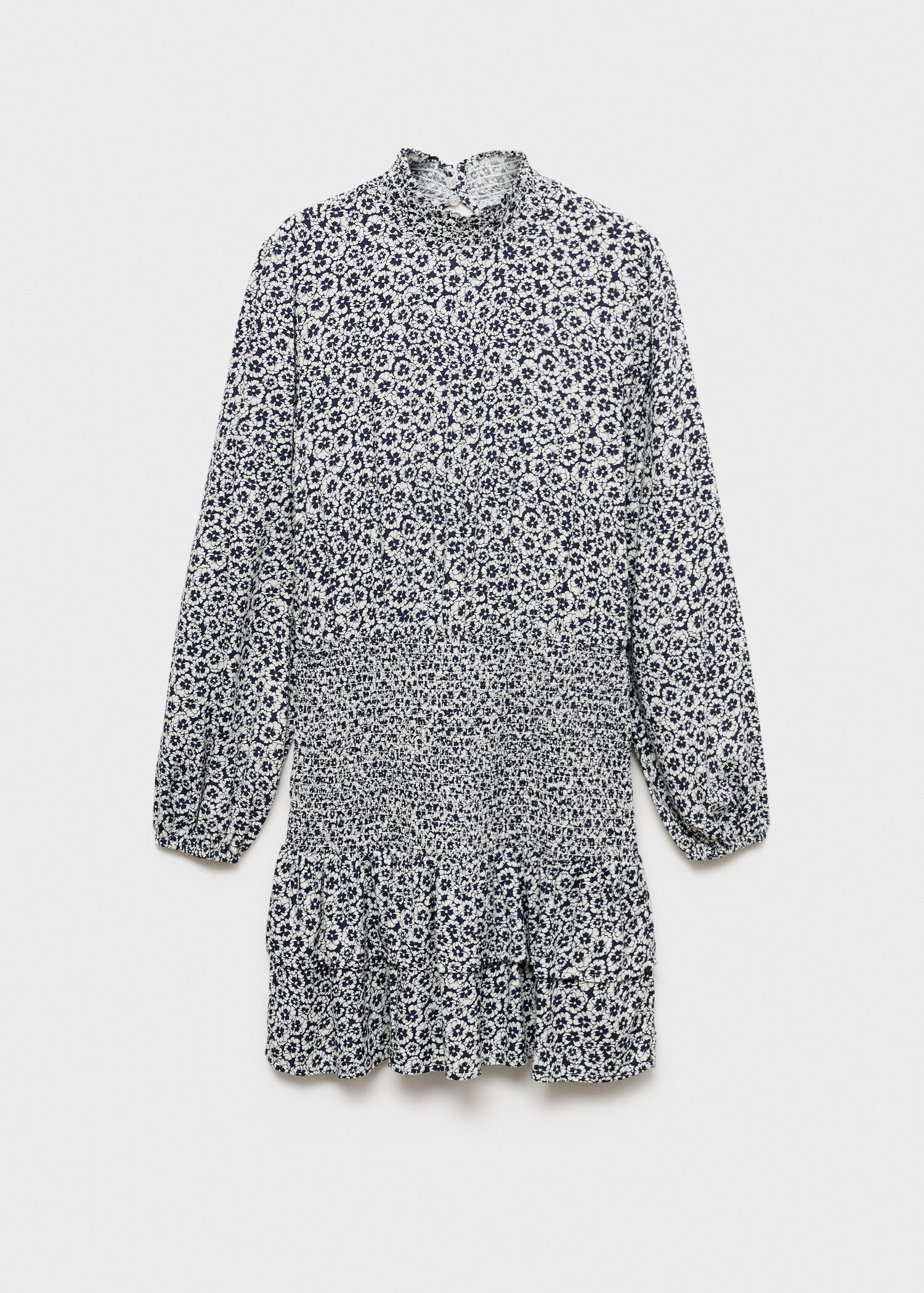 Florales Kleid mit Rüschen - Artikel ohne Model