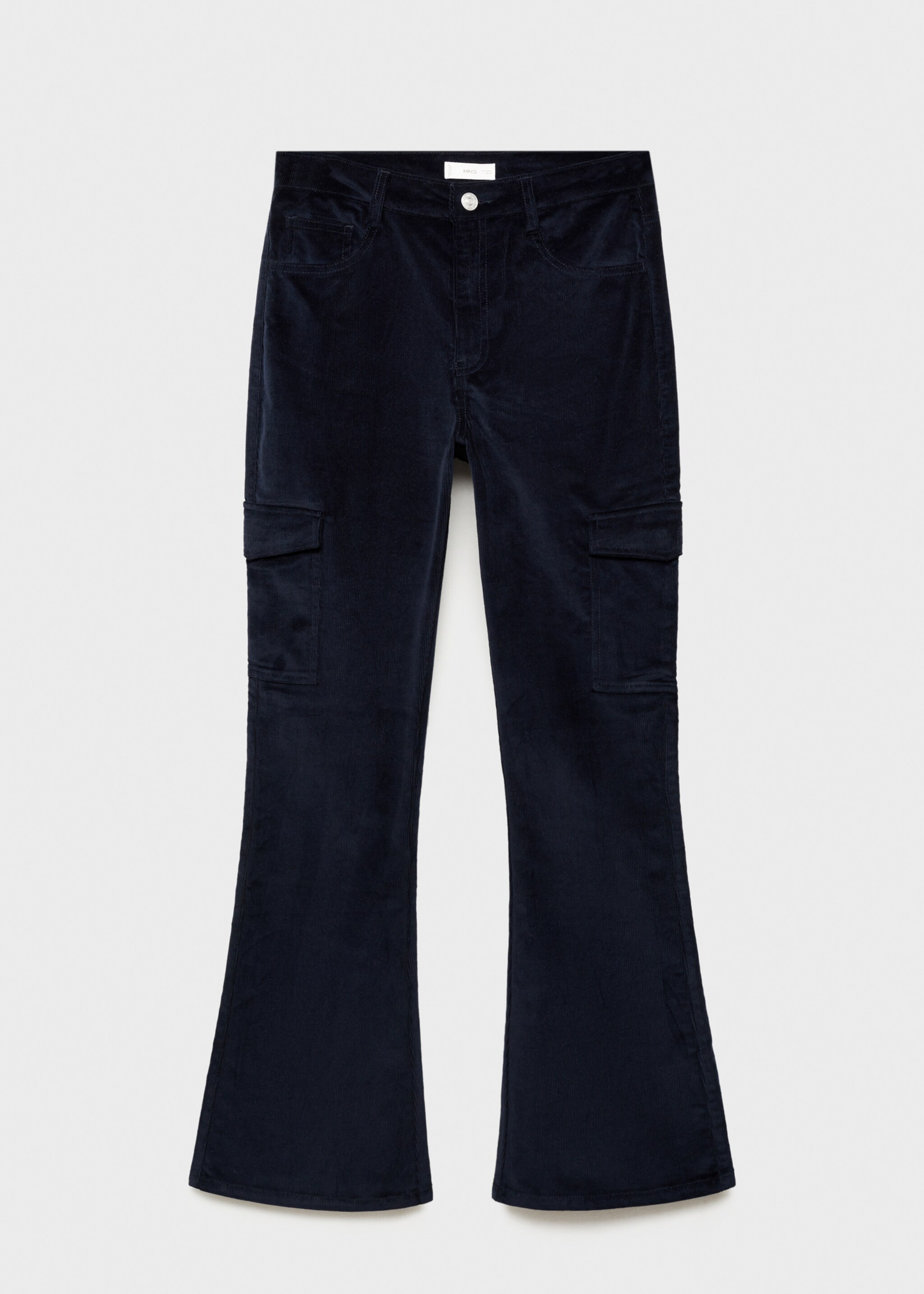 Samtane hlače s džepovima - Artikl bez modela, Tamnoplava. Ref: 77026742-00.