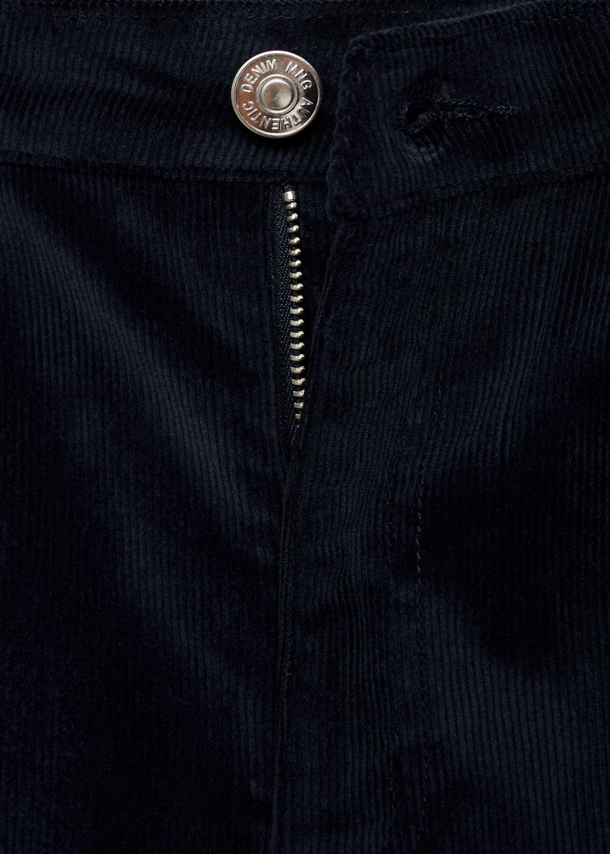 Samtane hlače s džepovima - Detalji artikla 8, Tamnoplava. Ref: 77026742-00.