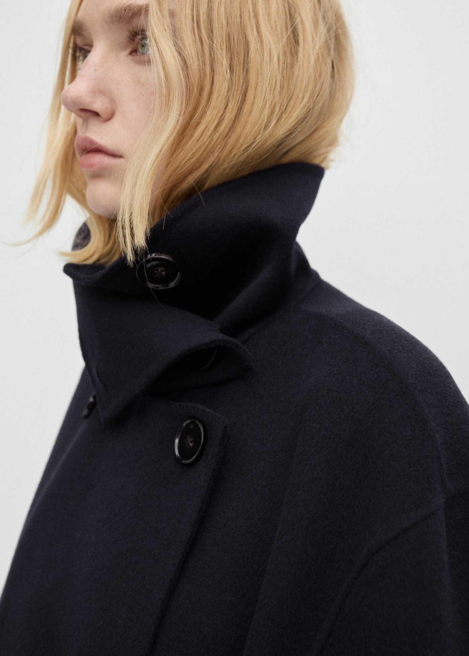 Manteau en laine à double boutonnage - Détail de l'article 1
