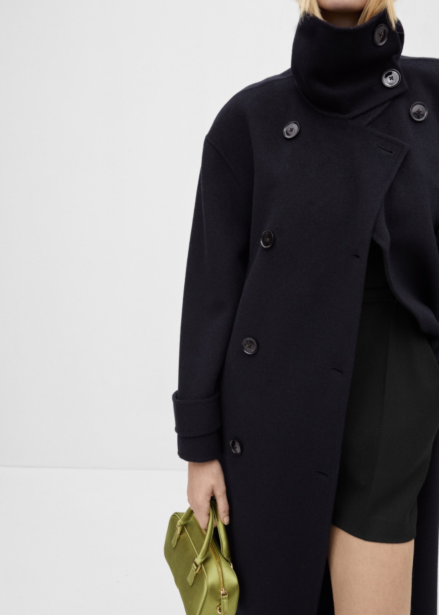 Manteau en laine à double boutonnage - Détail de l'article 6