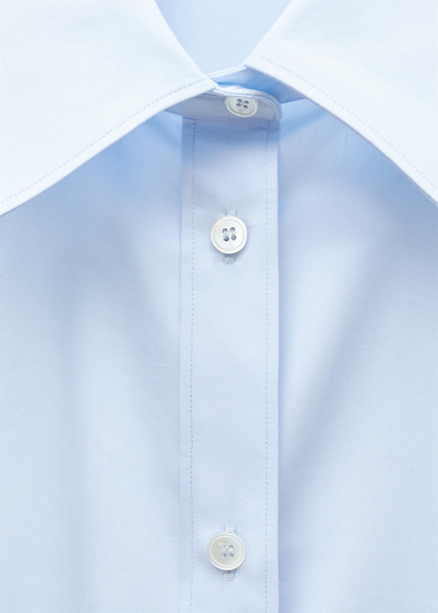 Oversize poplin shirt - Details of the article 8