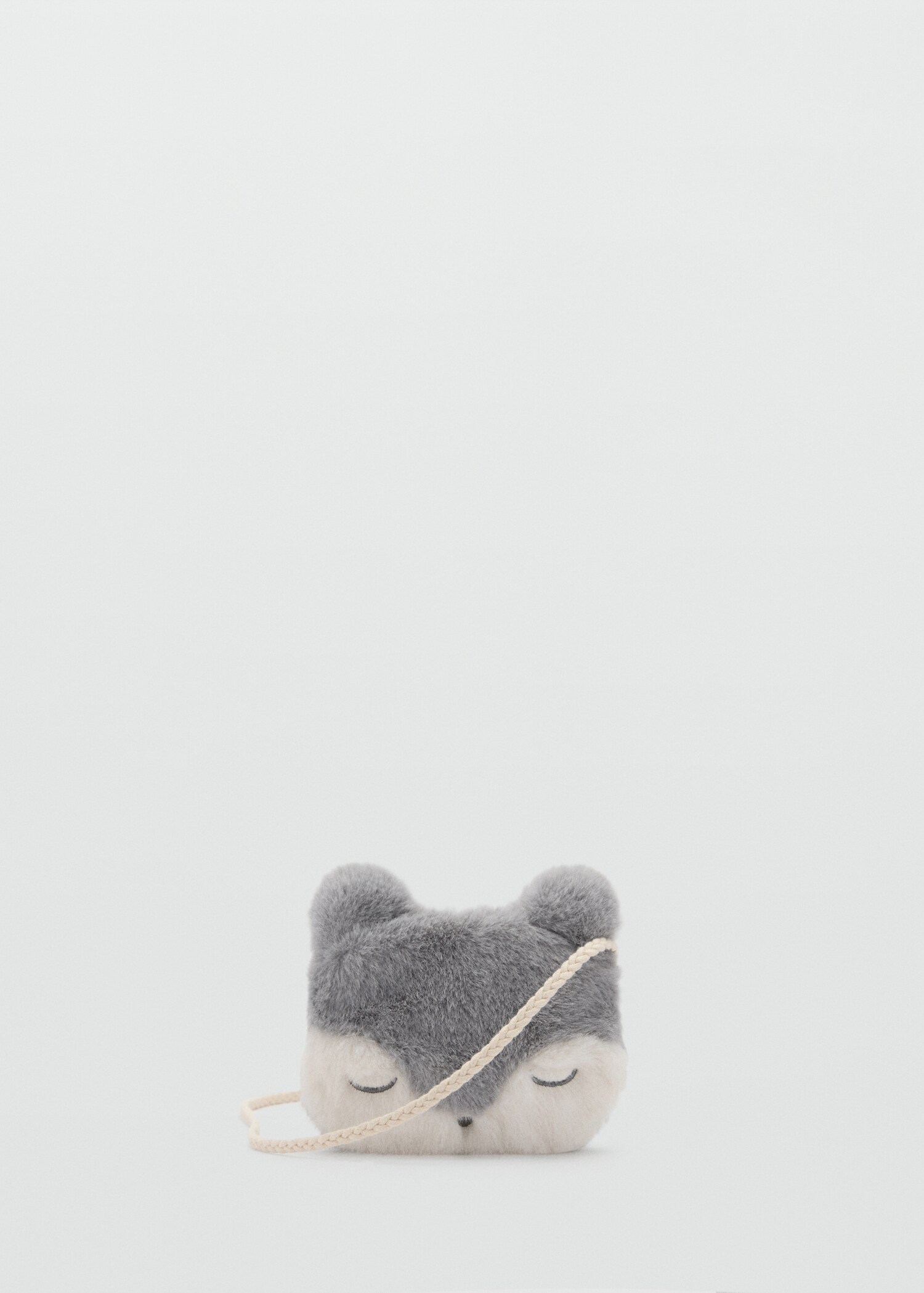 Fur-effect shoulder bag - Article without model
