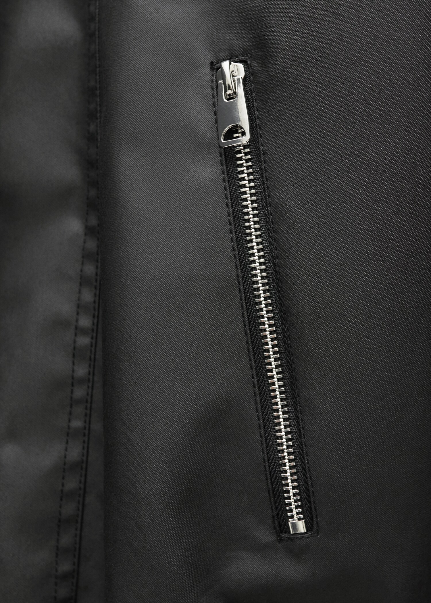Oversized button-down parka - Details of the article 0