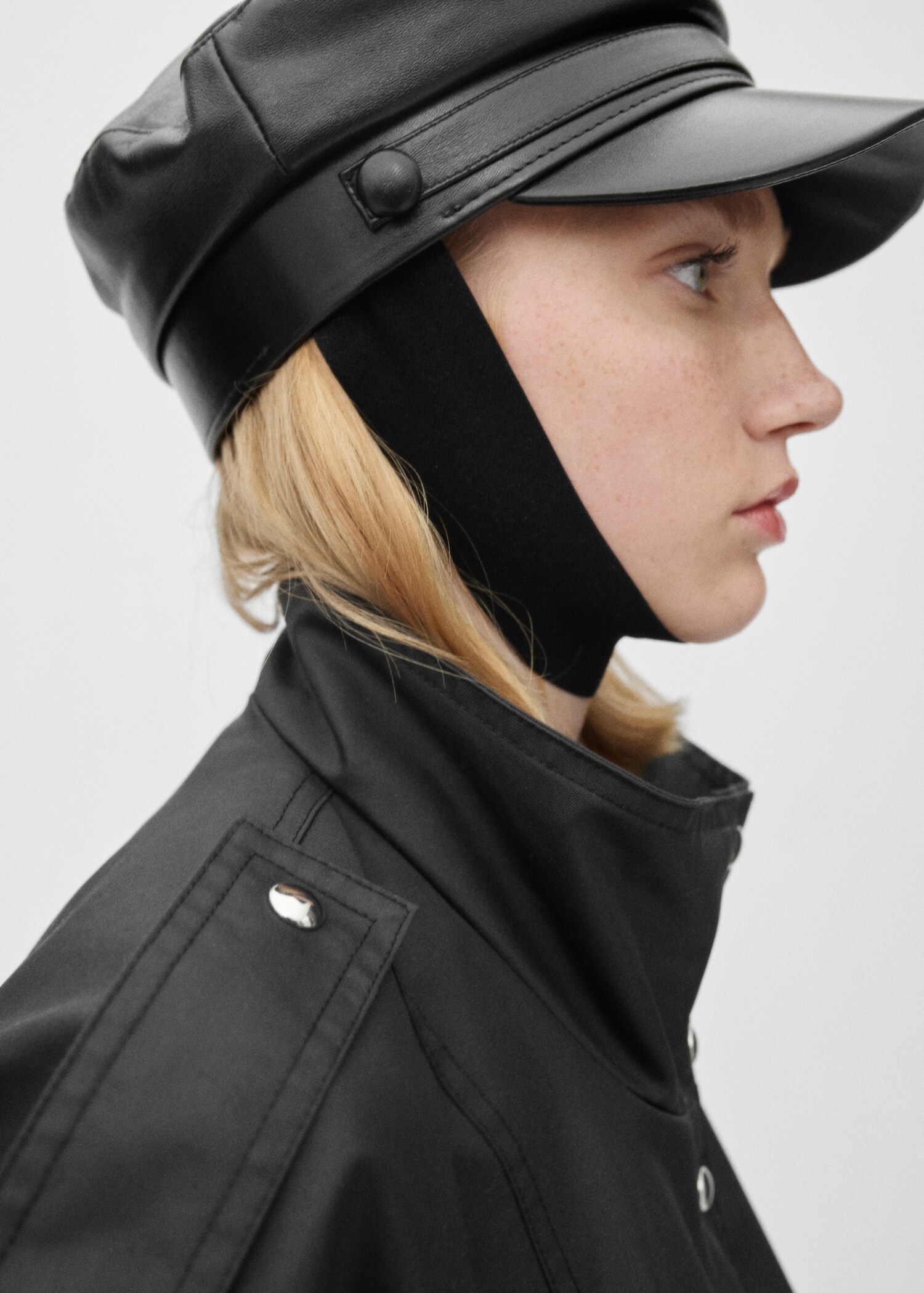 Oversized button-down parka - Details of the article 1