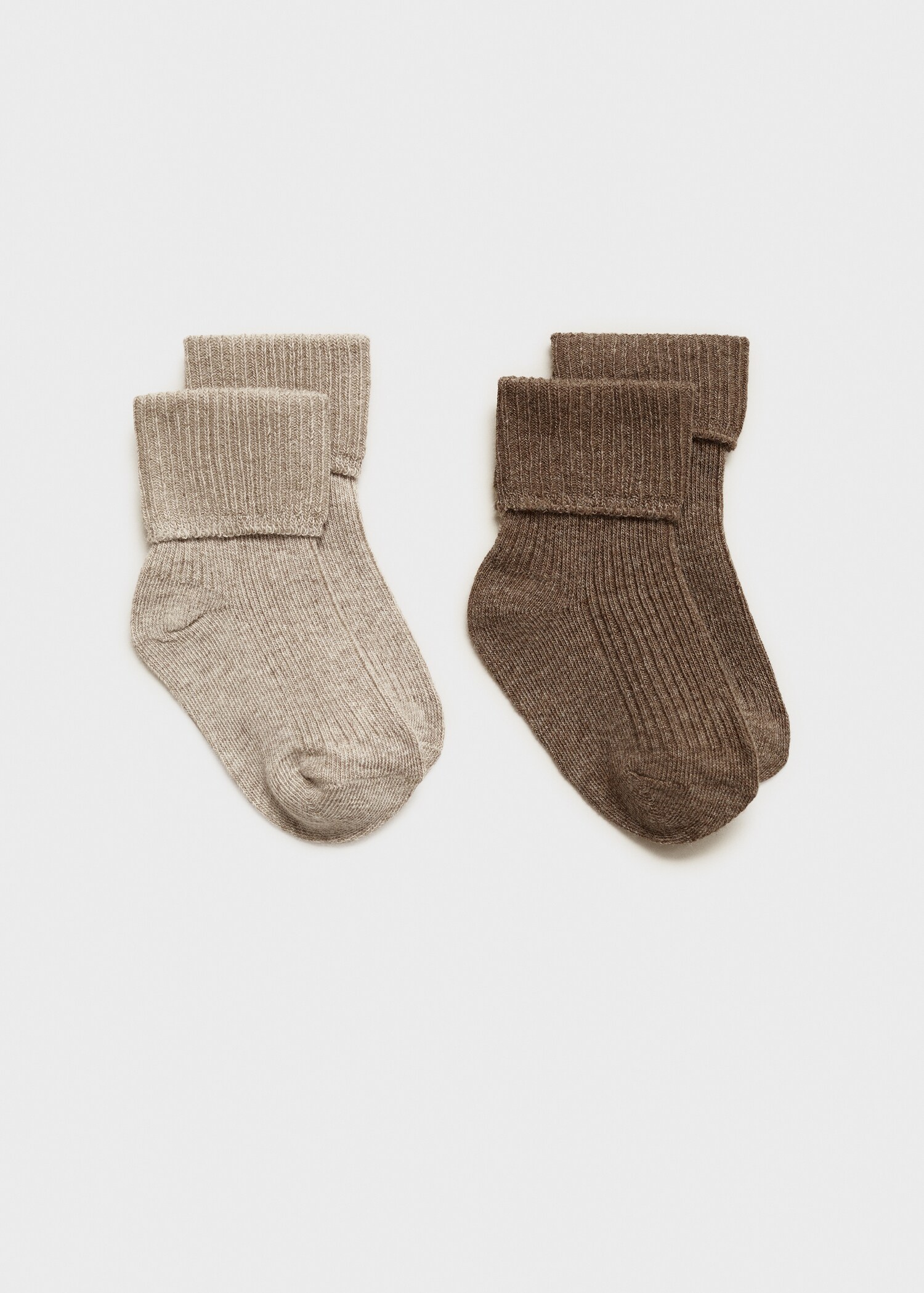 Pack 2 paires de chaussettes unies - Article sans modèle