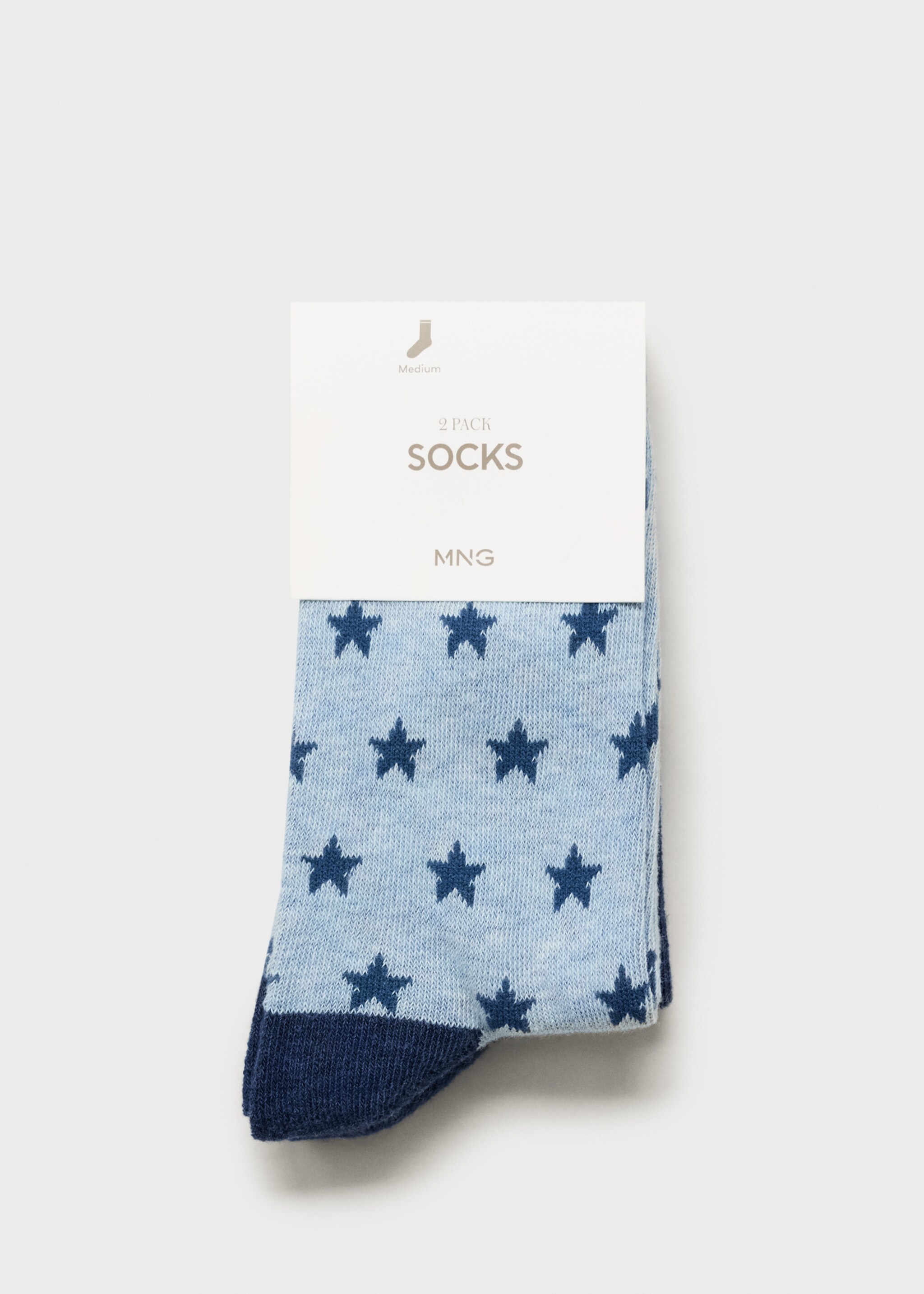 Pack 2 paires de chaussettes combinées - Détail de l'article 0, Bleu marine foncé. Ref: 77026756-00.