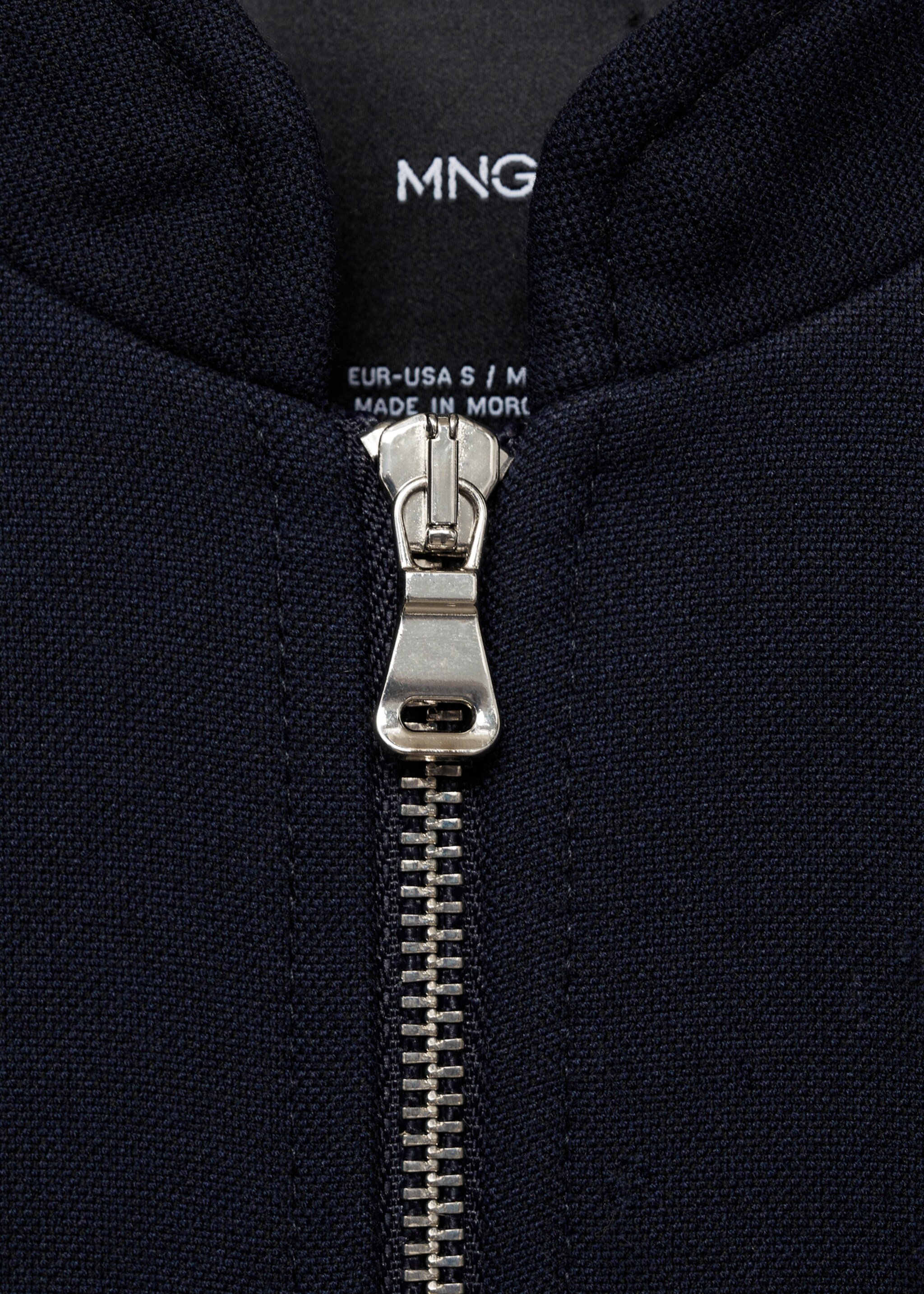 Bomber na zip - Detail zboží 8, Námořnická modrá. Ref: 77026762-00.