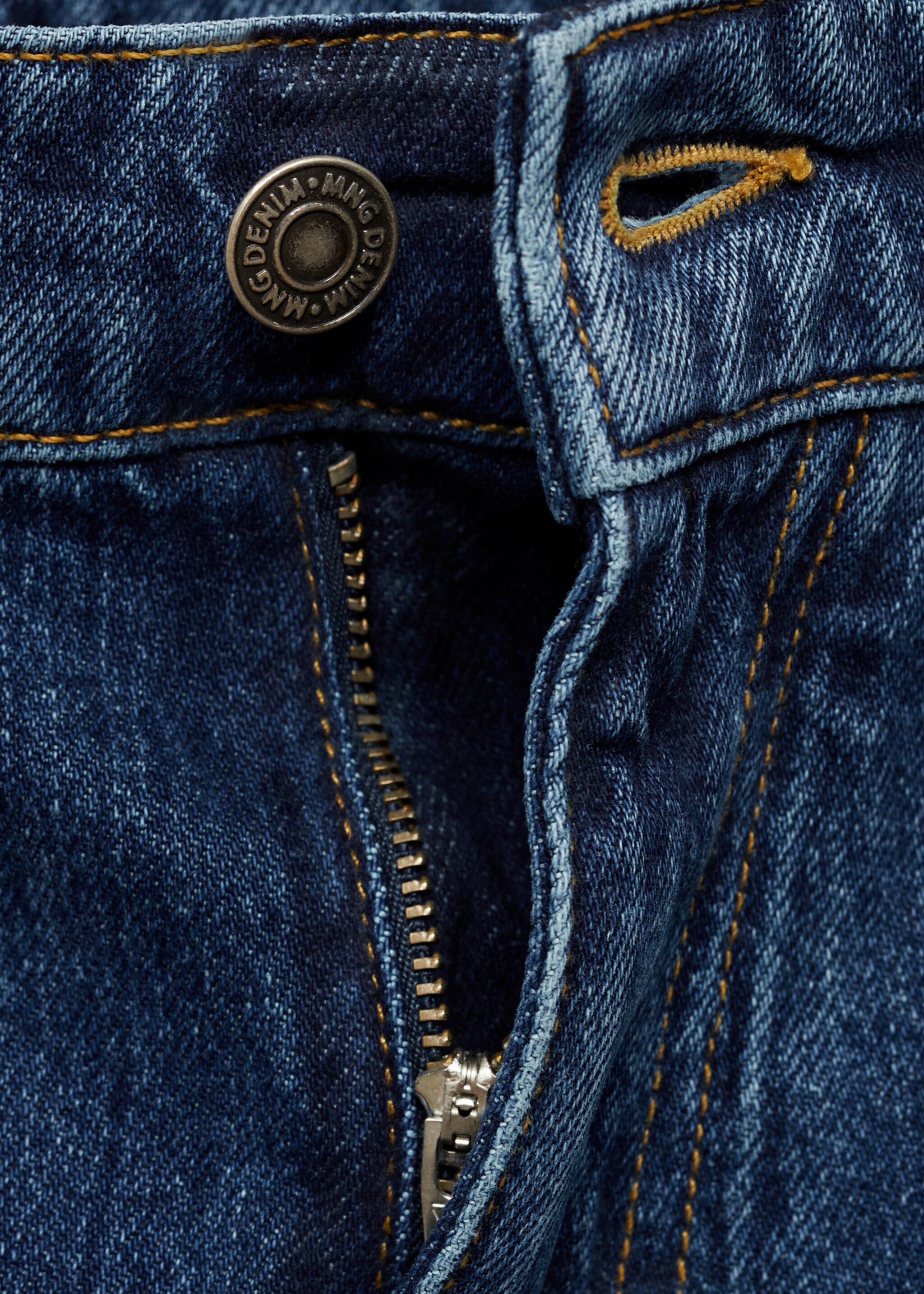 Jeans tapered-fit lavado oscuro - Detalle del artículo 0, Azul oscuro. Ref: 77026766-00.