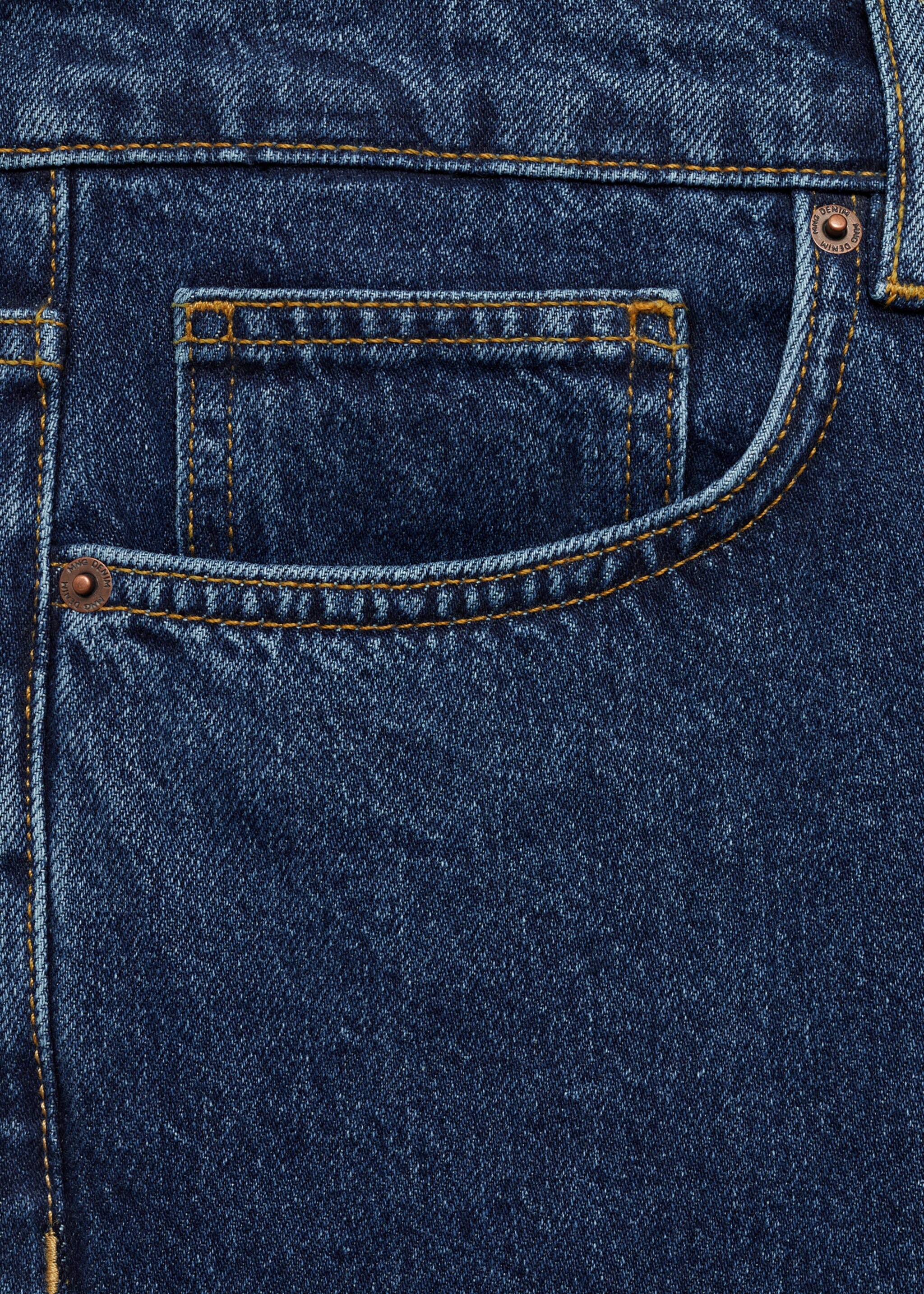 Jeans tapered-fit lavado oscuro - Detalle del artículo 8, Azul oscuro. Ref: 77026766-00.