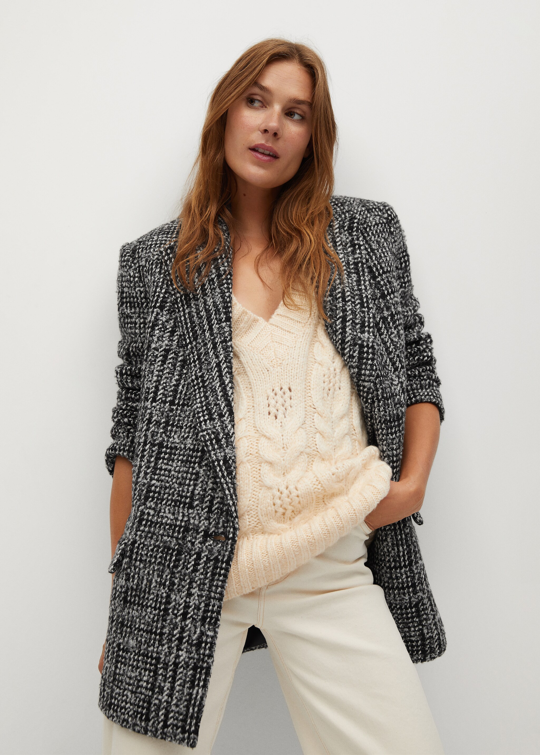 Tweed suit jacket - Medium plane