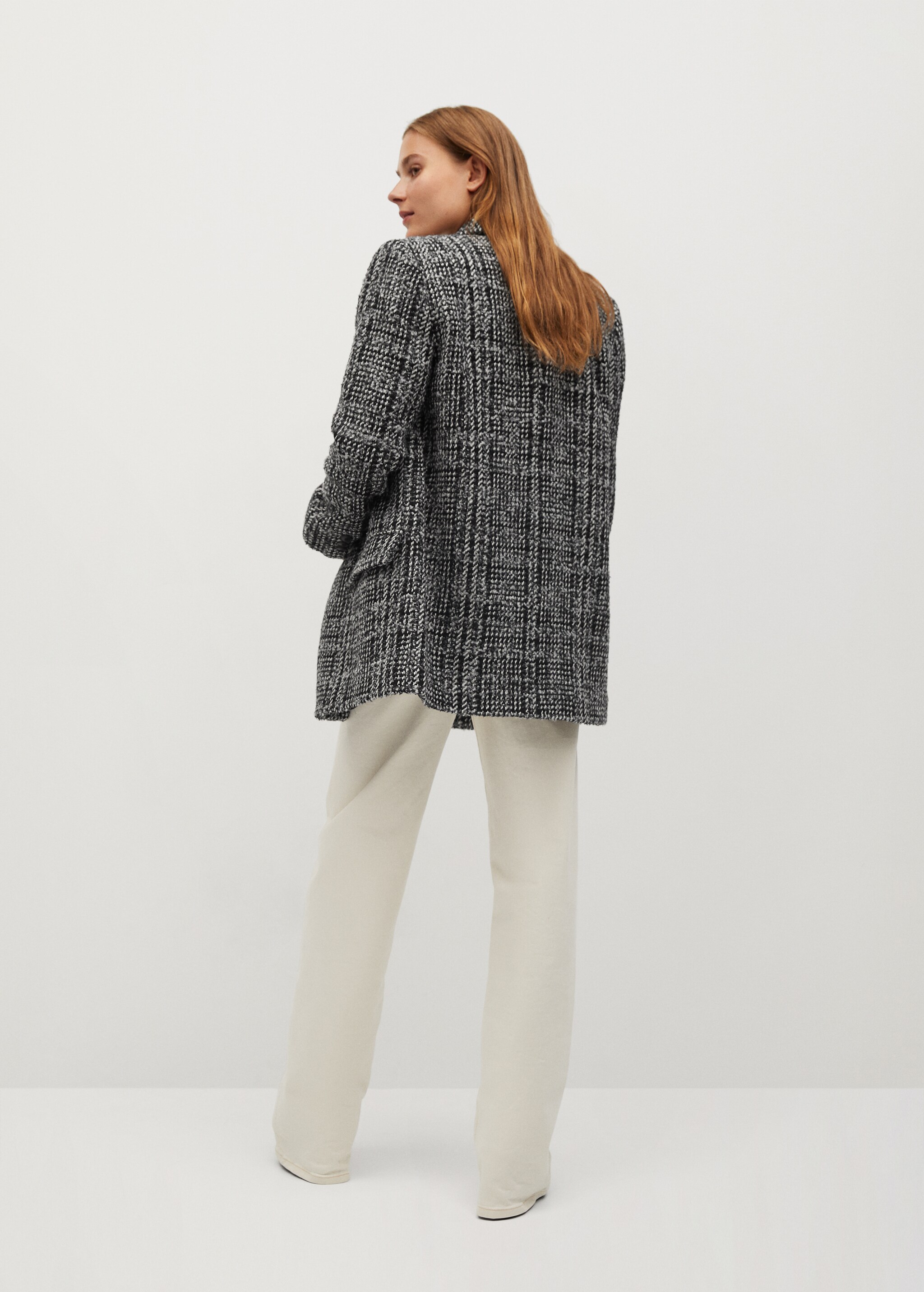 Tweed suit jacket - Reverse of the article
