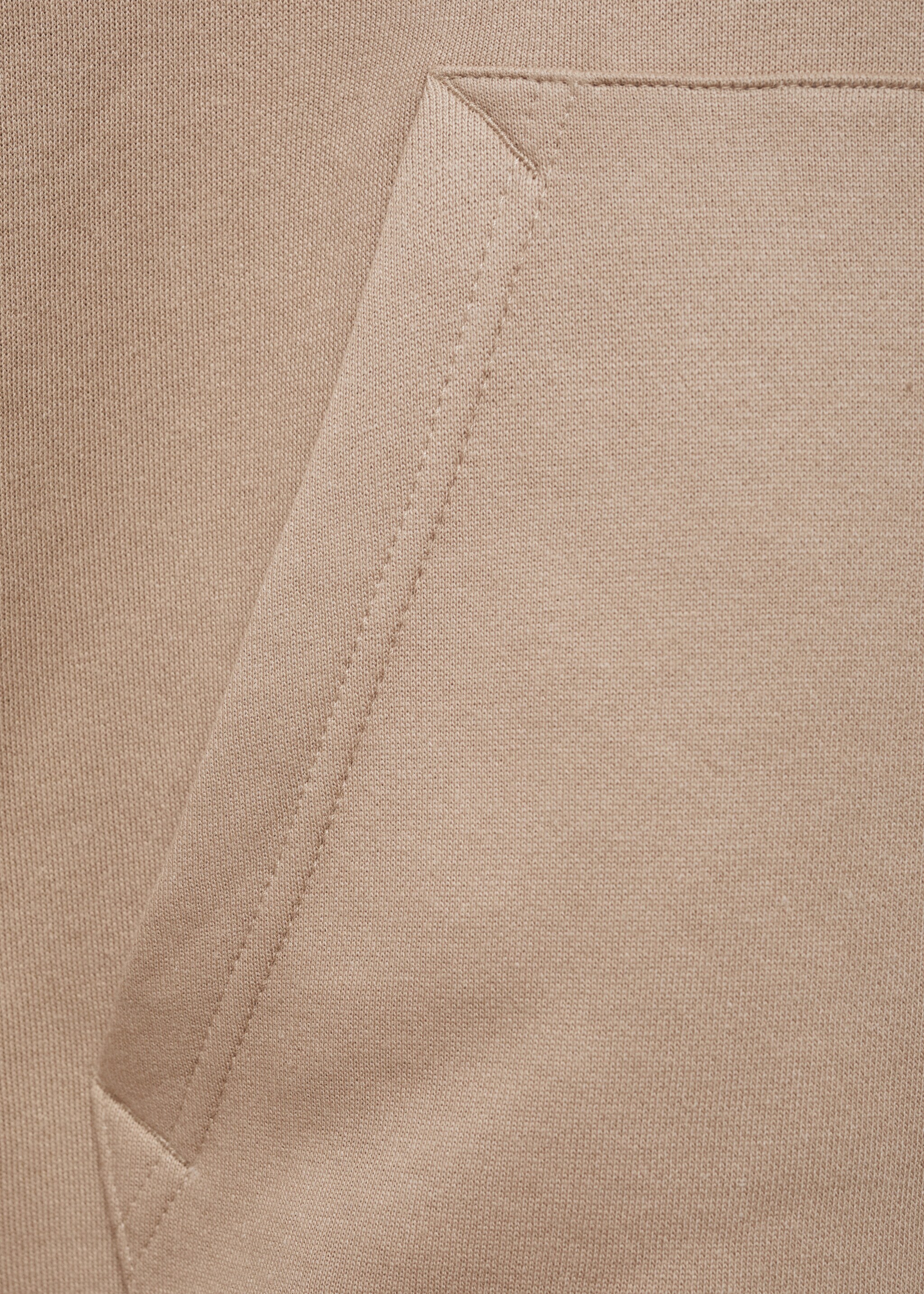 Cotton kangaroo-hooded sweatshirt - Details of the article 0