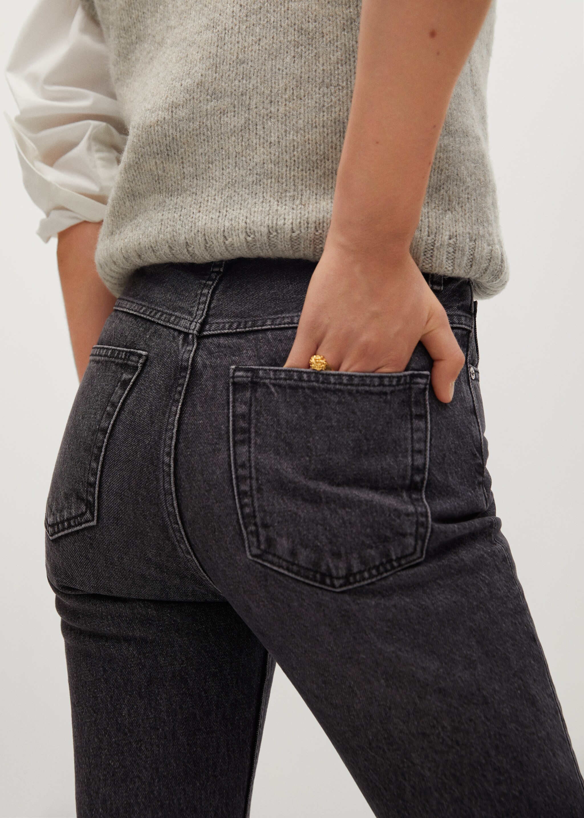 Jeans flare tiro alto - Detalle del artículo 2