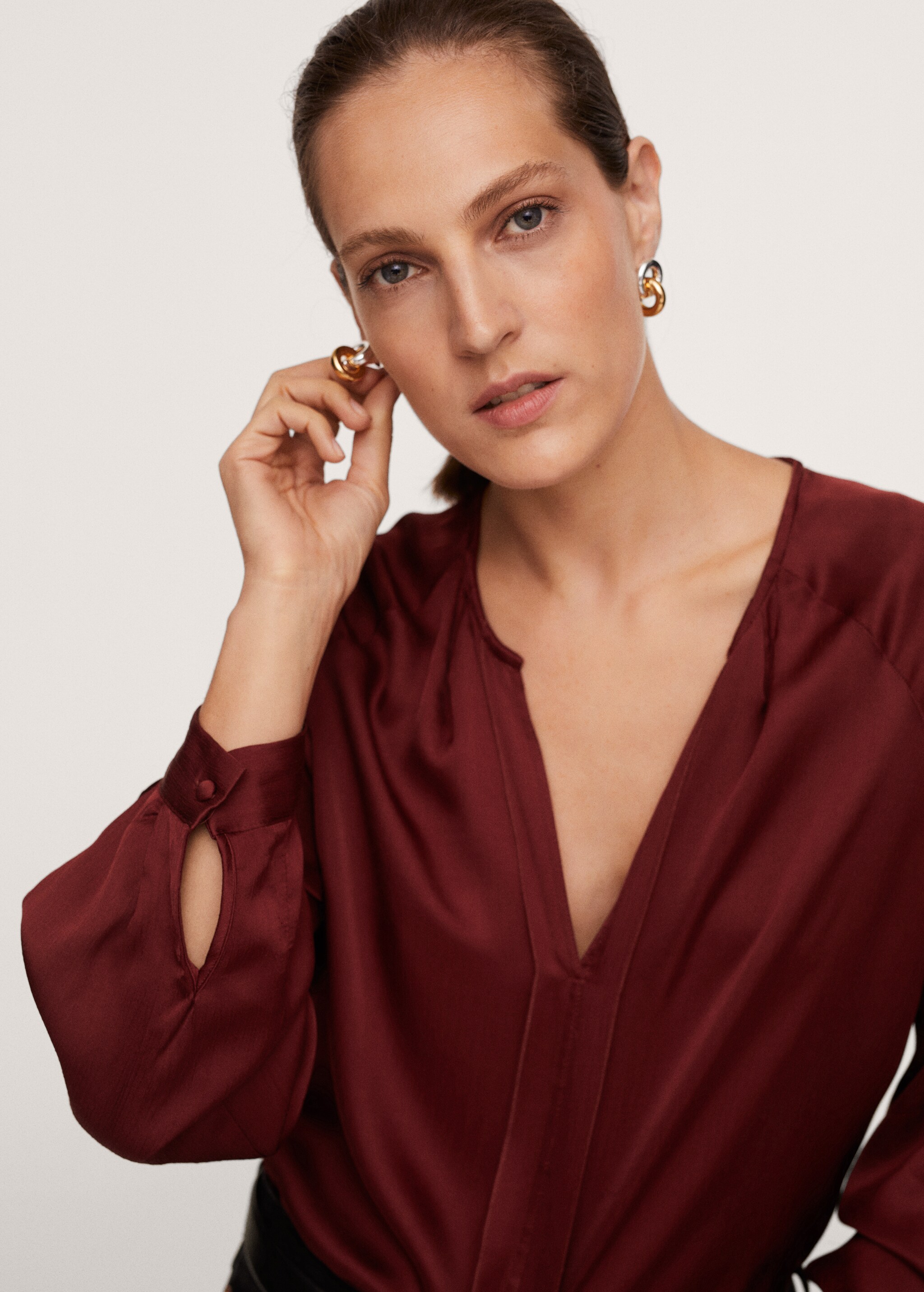 Blusa satinada  - Detalle del artículo 1