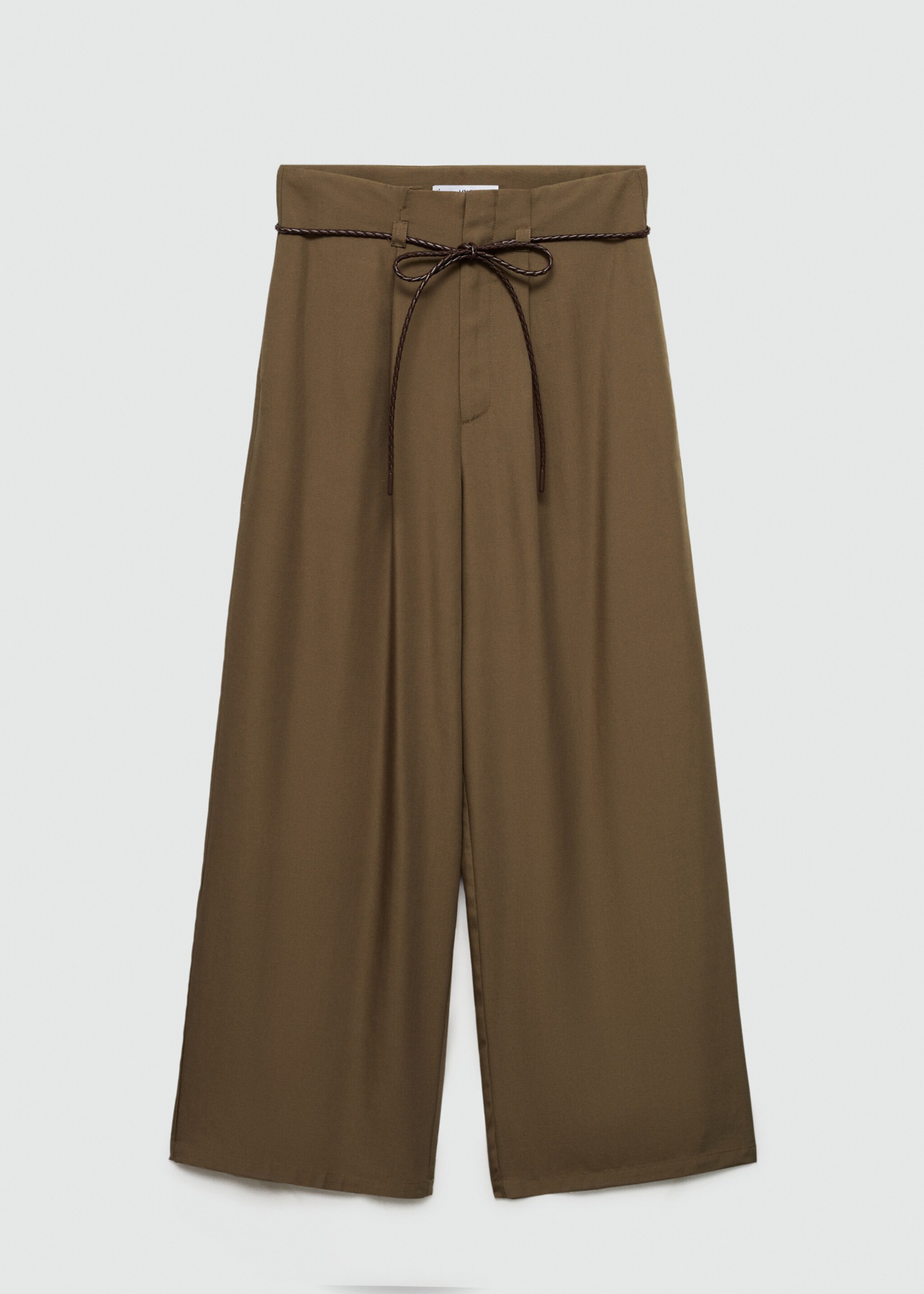 Lyocell trousers with adjustable drawstring - Article without model